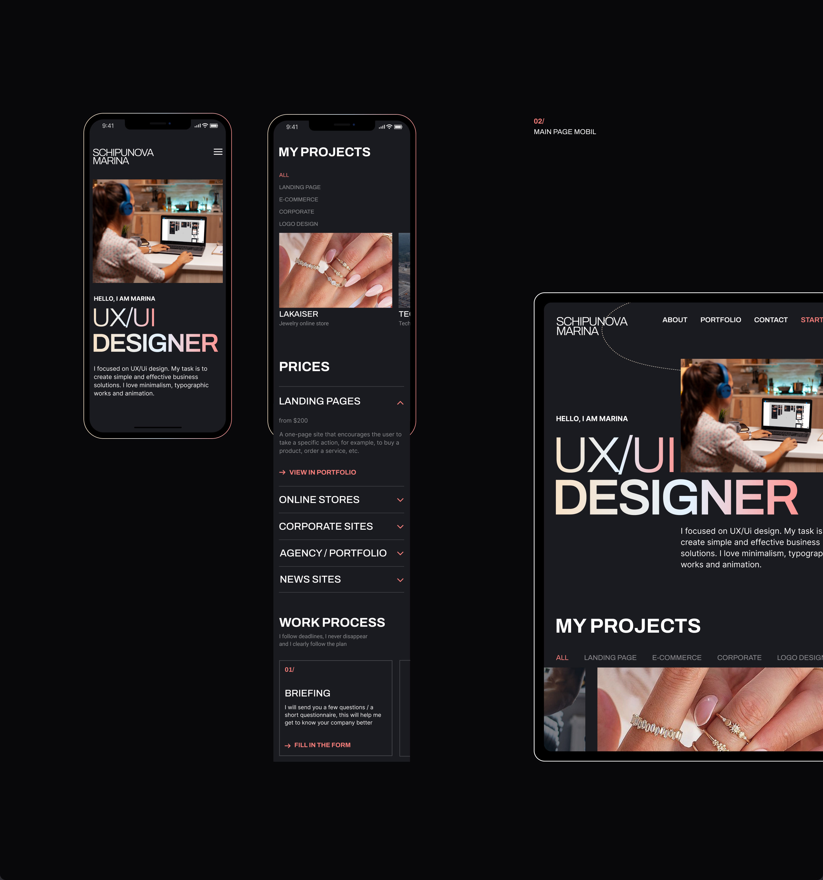 Designer portfolio — Изображение №5 — Интерфейсы на Dprofile