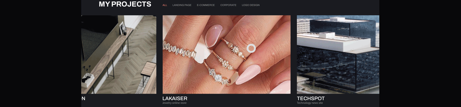 Designer portfolio — Изображение №3 — Интерфейсы на Dprofile