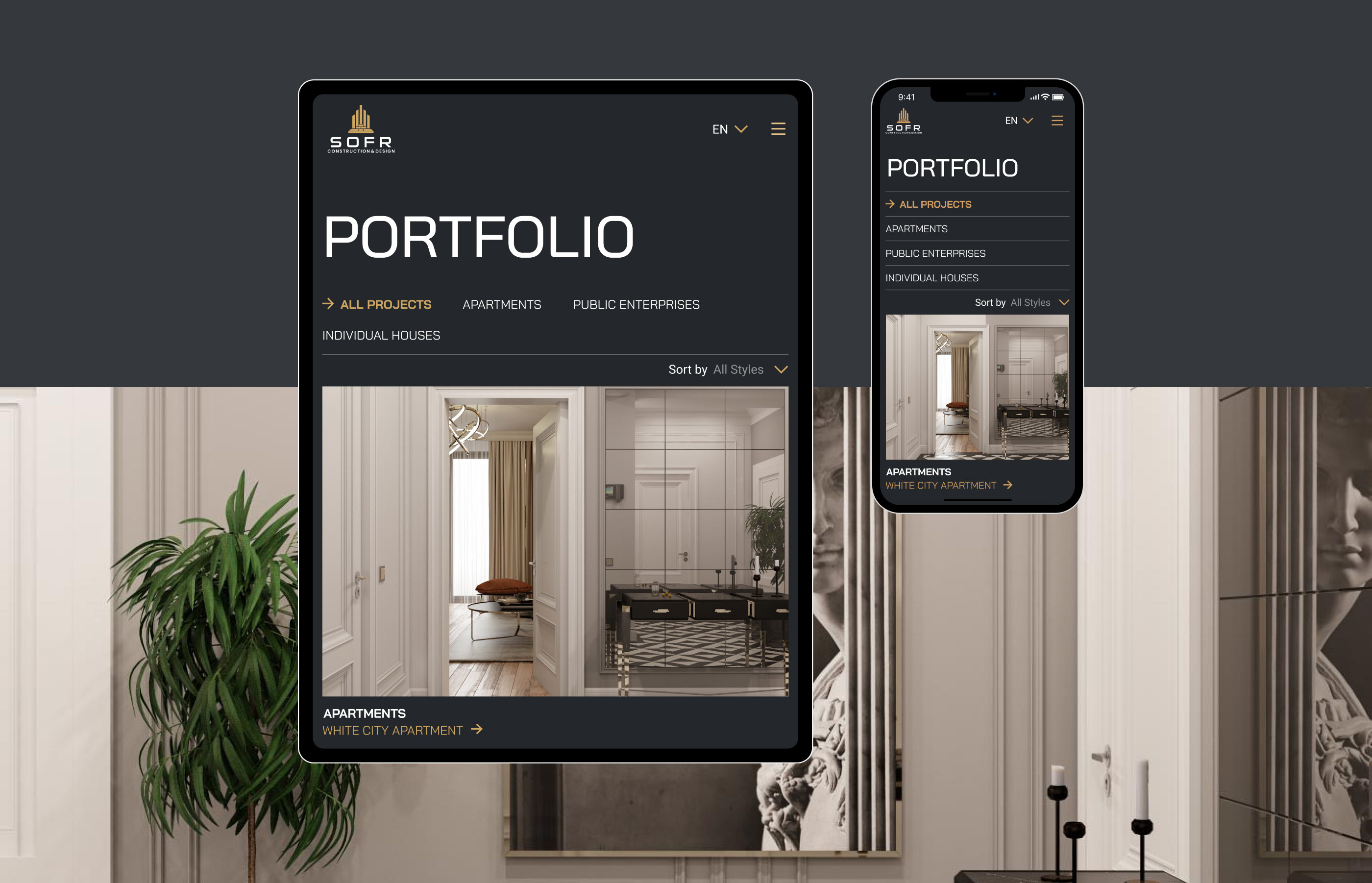 SOFR CONSTRUCTION & DESIGN — Изображение №10 — Интерфейсы на Dprofile