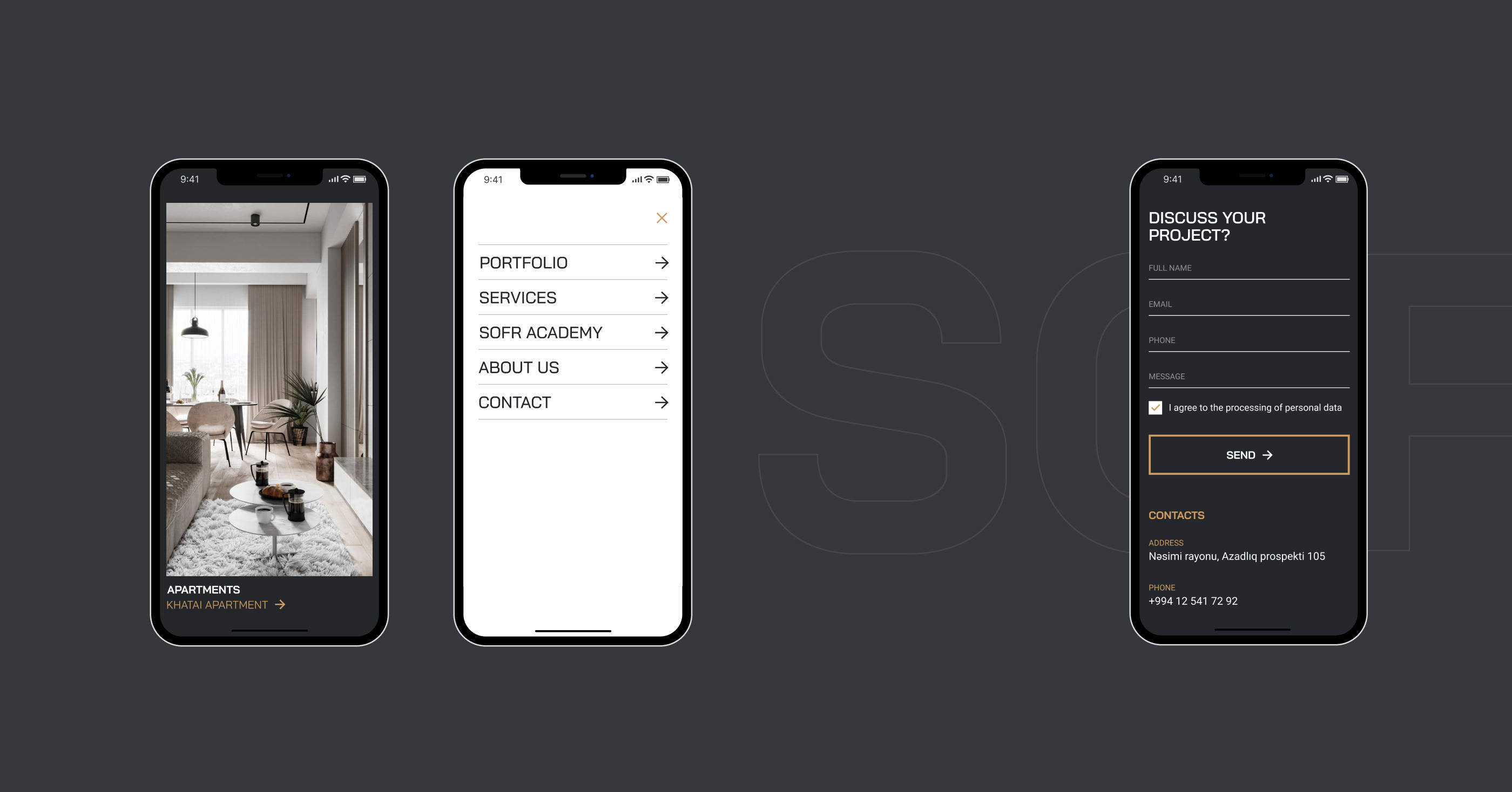 SOFR CONSTRUCTION & DESIGN — Изображение №11 — Интерфейсы на Dprofile