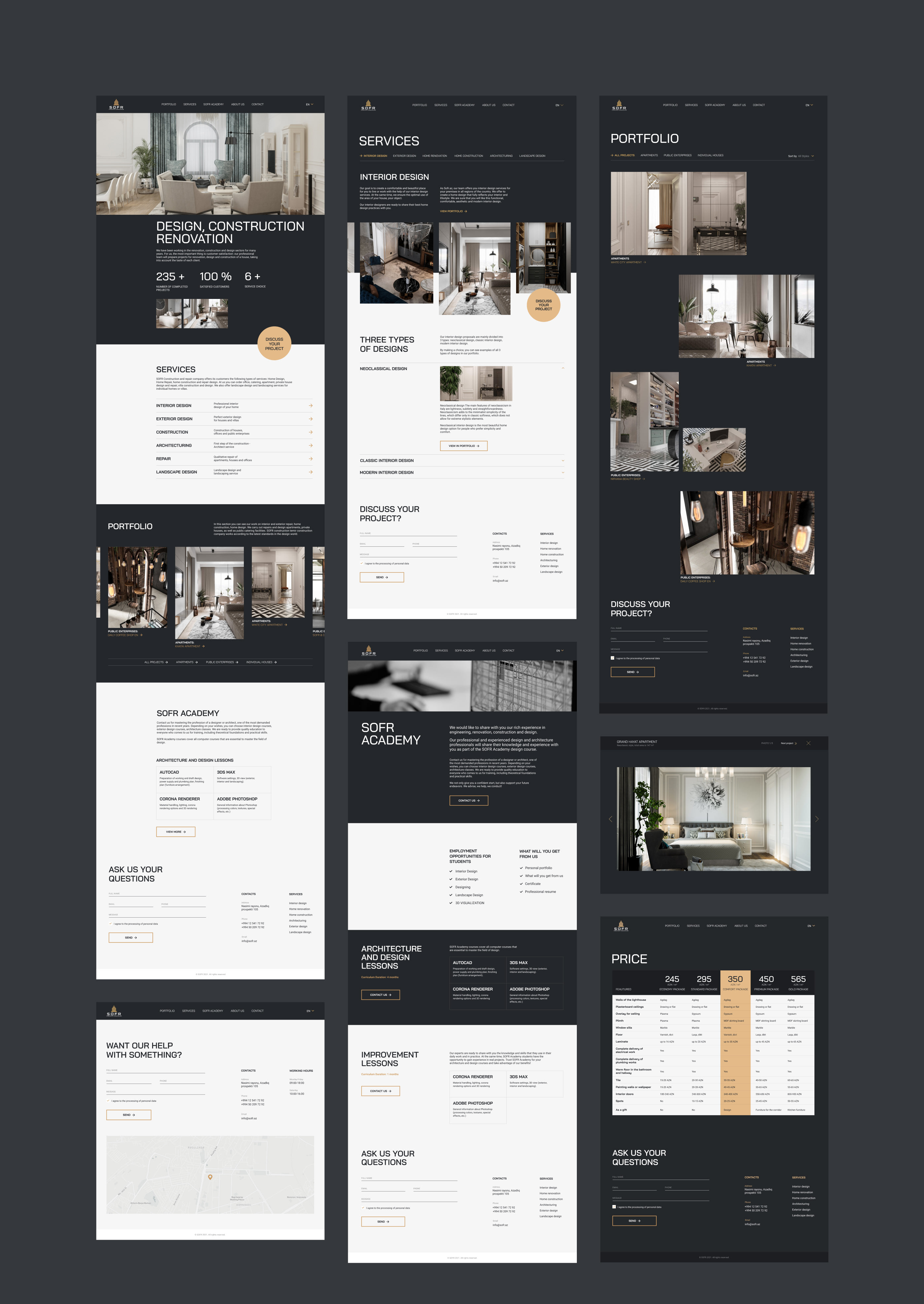 SOFR CONSTRUCTION & DESIGN — Изображение №15 — Интерфейсы на Dprofile