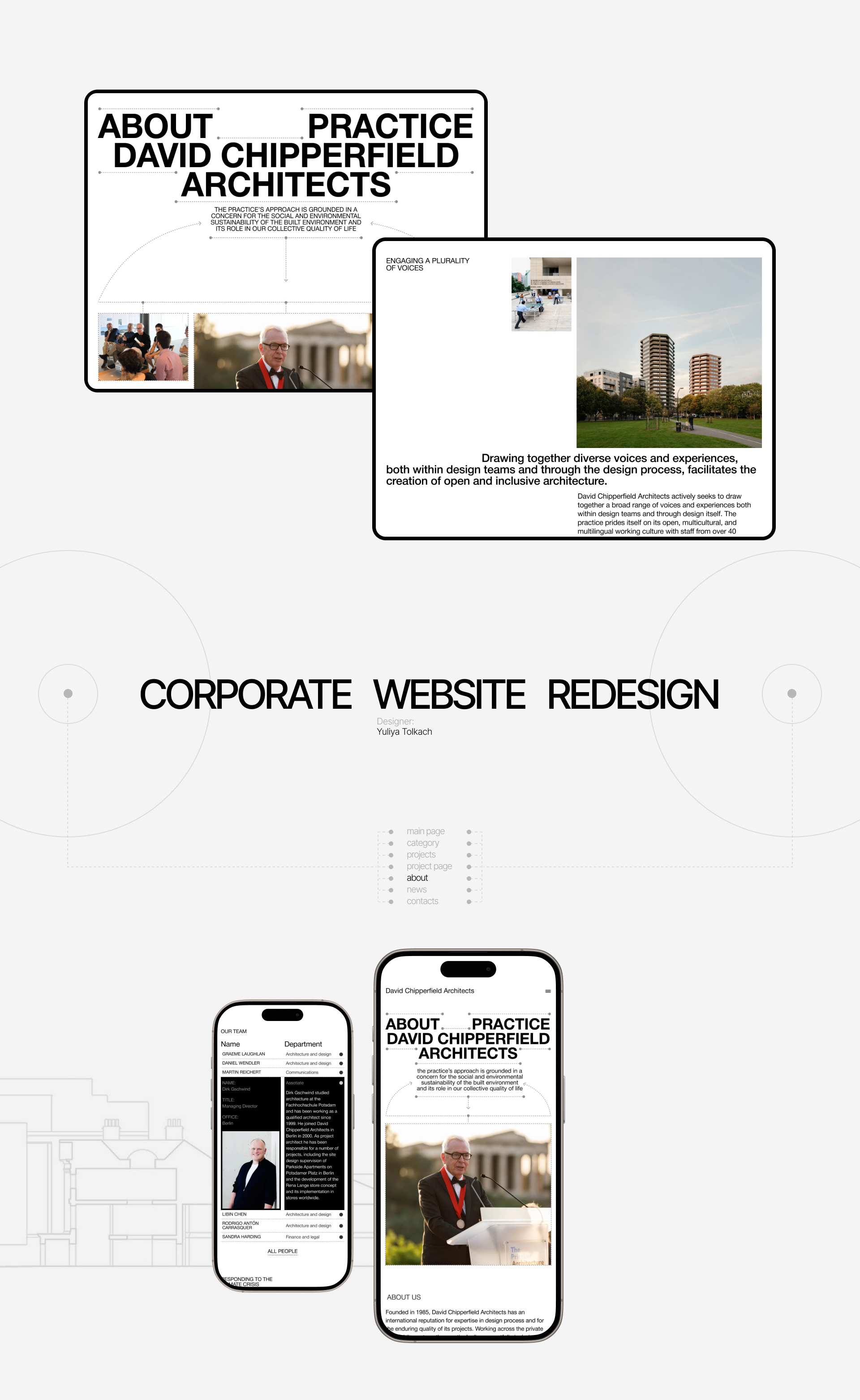 David Chipperfield Architects | Corporate website Redesign — Изображение №10 — Интерфейсы на Dprofile