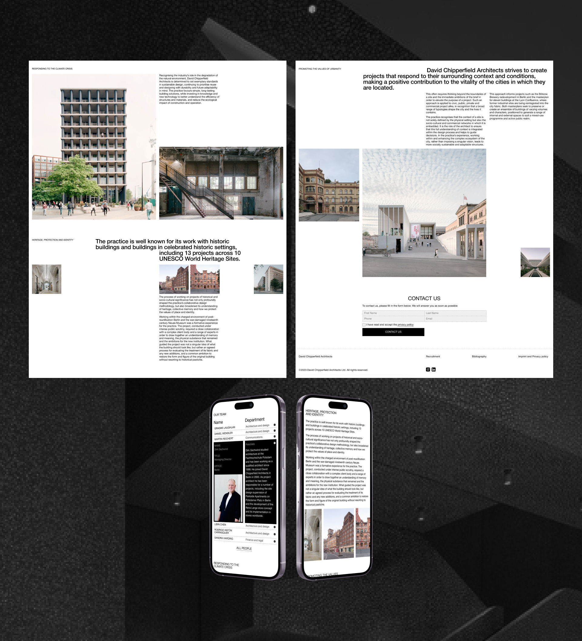 David Chipperfield Architects | Corporate website Redesign — Изображение №13 — Интерфейсы на Dprofile