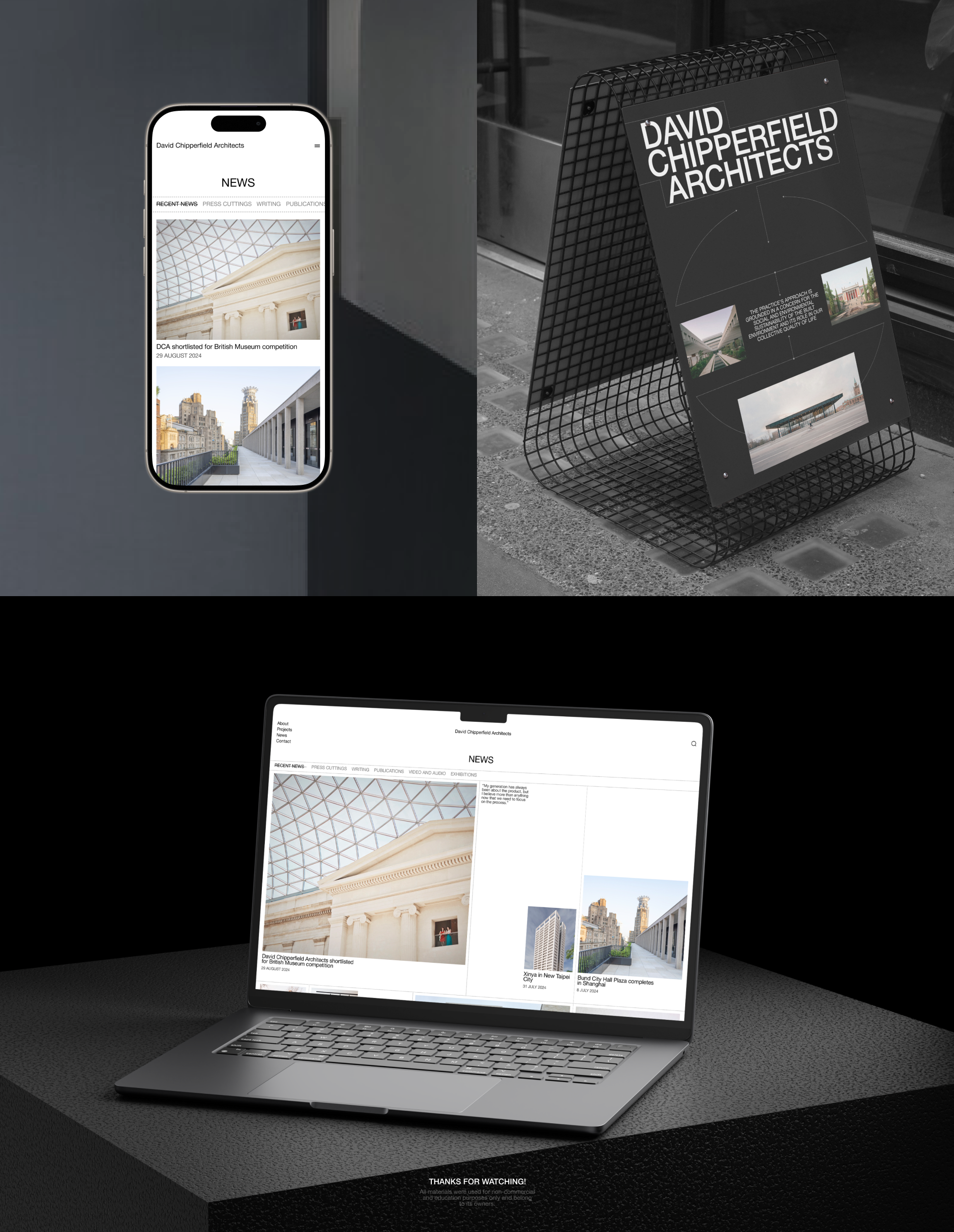 David Chipperfield Architects | Corporate website Redesign — Изображение №15 — Интерфейсы на Dprofile