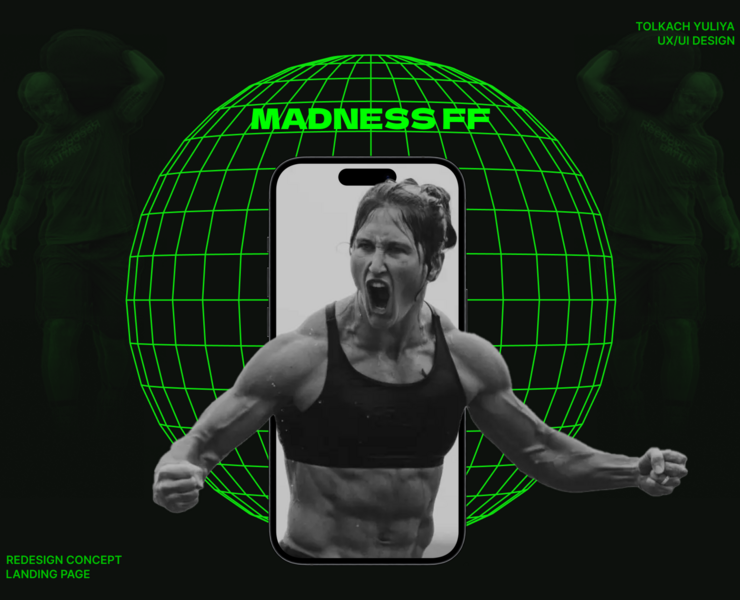 MADNESS FF | REDESIGN CONCEPT | landing page — Интерфейсы на Dprofile