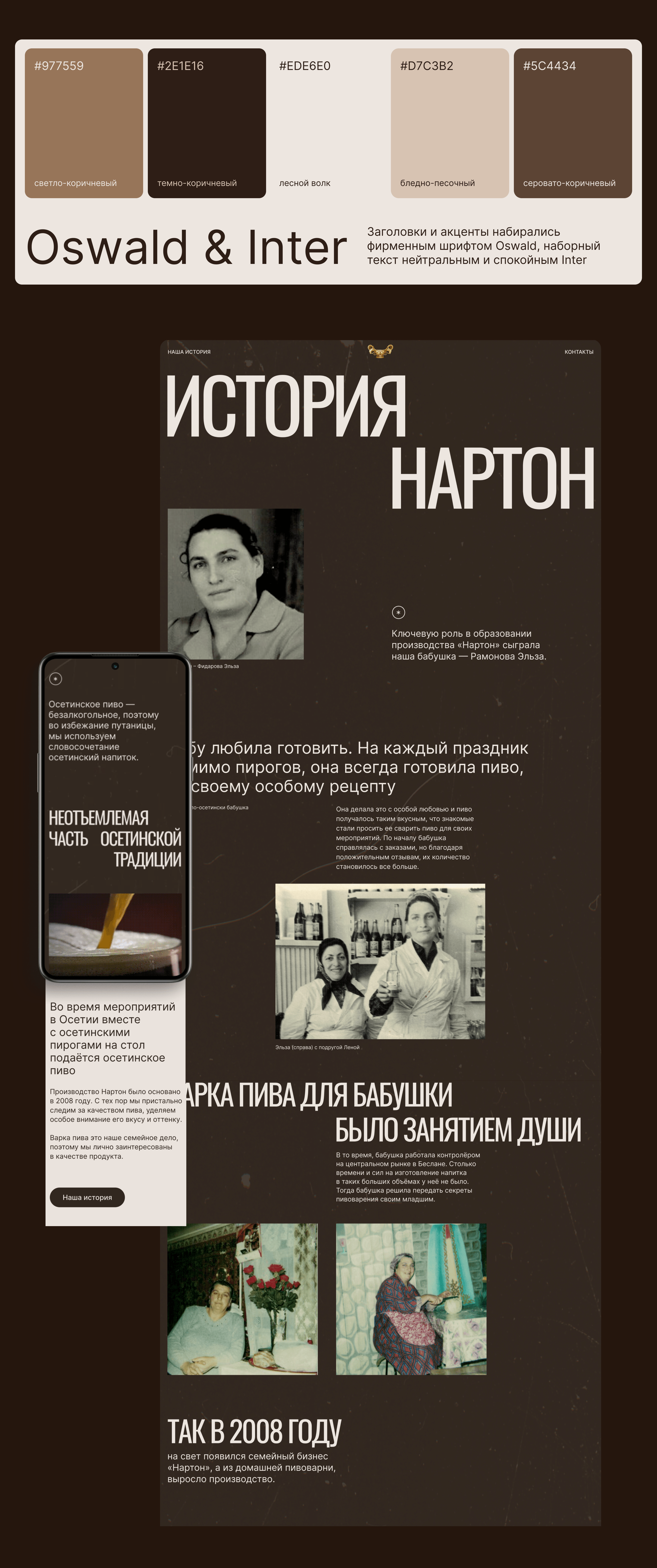 Narton drink — Изображение №3 — Интерфейсы, Брендинг на Dprofile