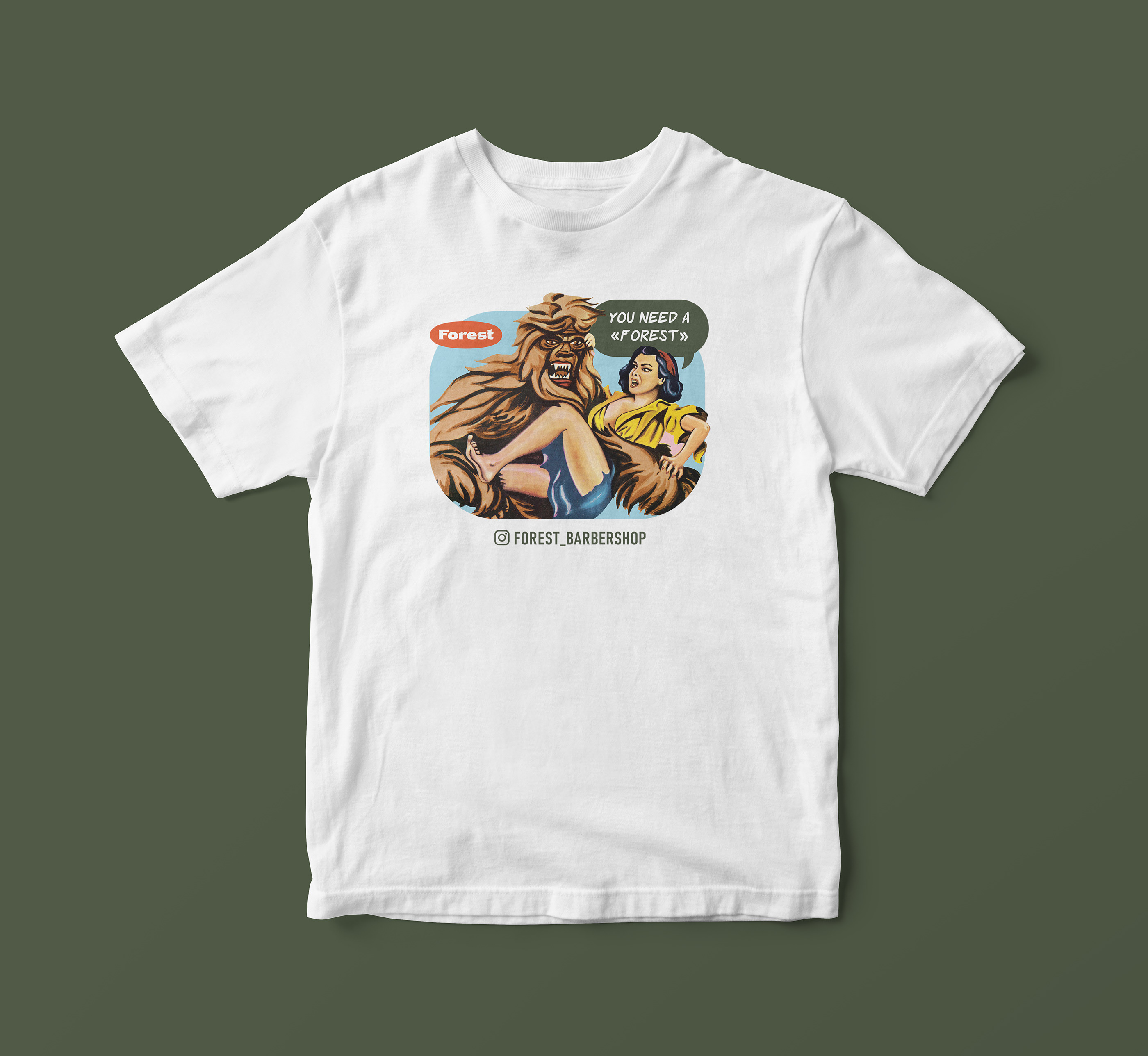 Barbershop «FOREST» — Изображение №3 — Брендинг на Dprofile