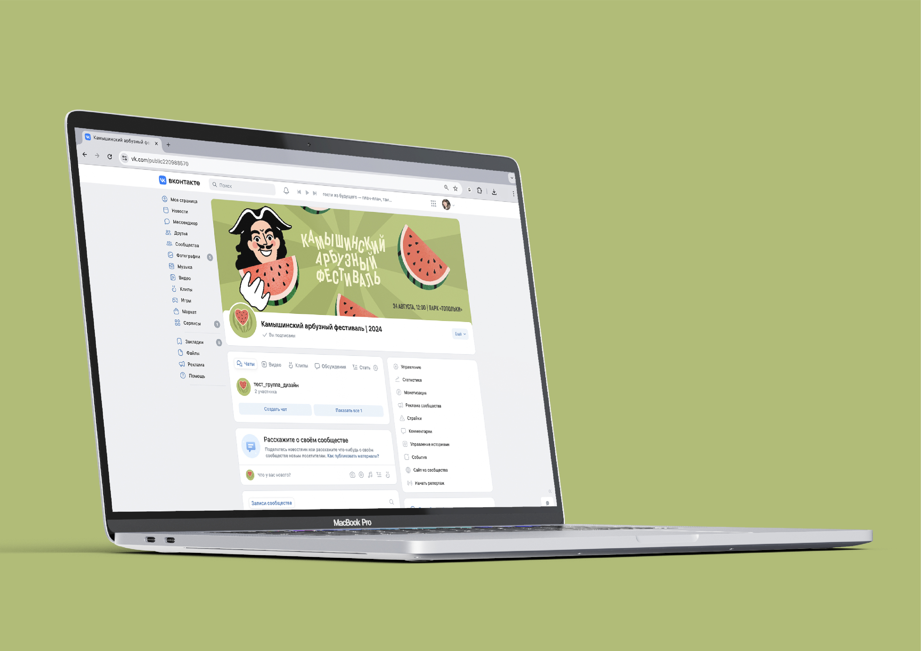 Камышинский Арбузный фестиваль 2024. Айдентика — Изображение №23 — Брендинг, Иллюстрация на Dprofile