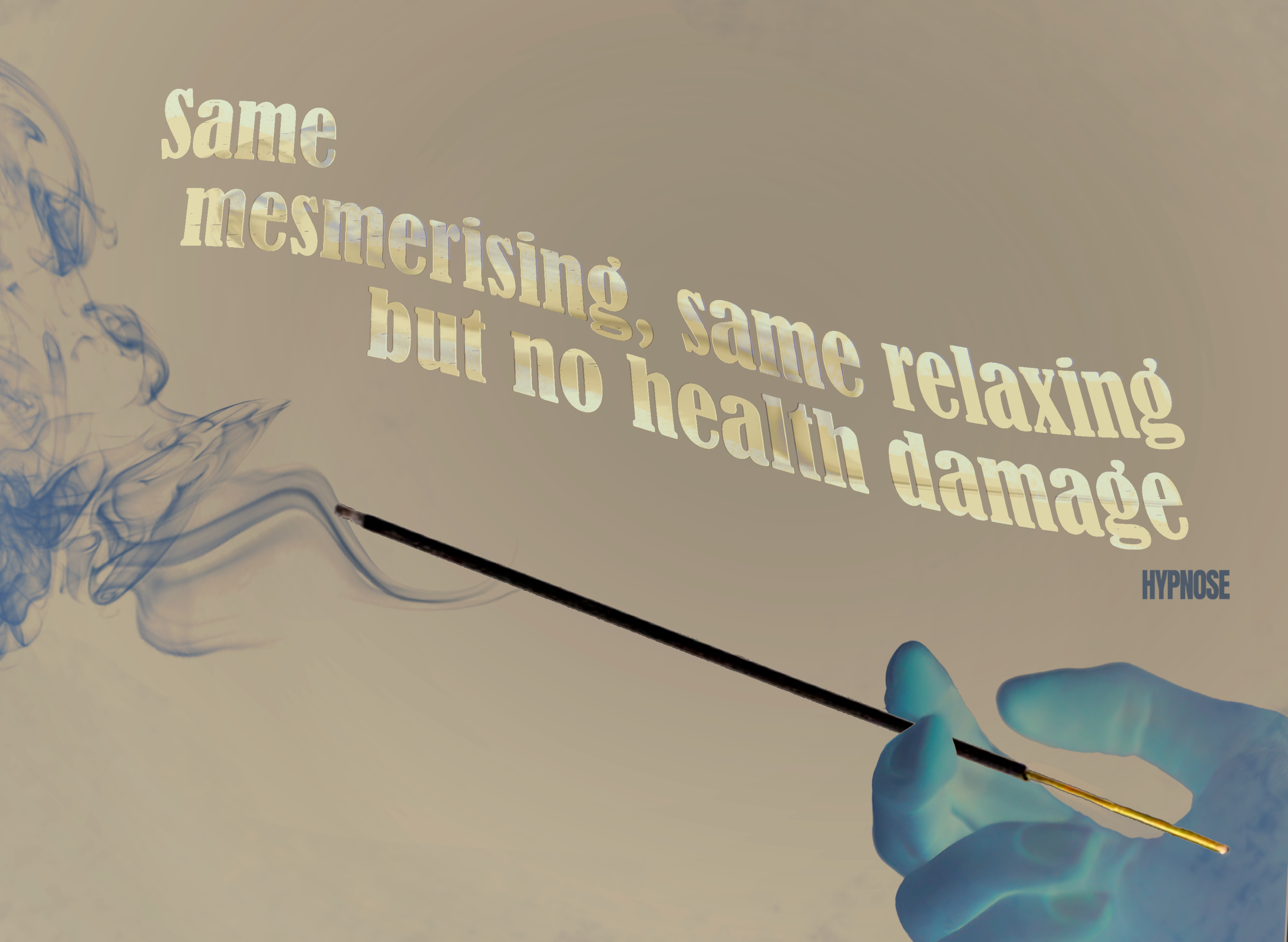 Same mesmerising but no health damage — KV для Hypnose — Изображение №1 — Графика, Маркетинг на Dprofile