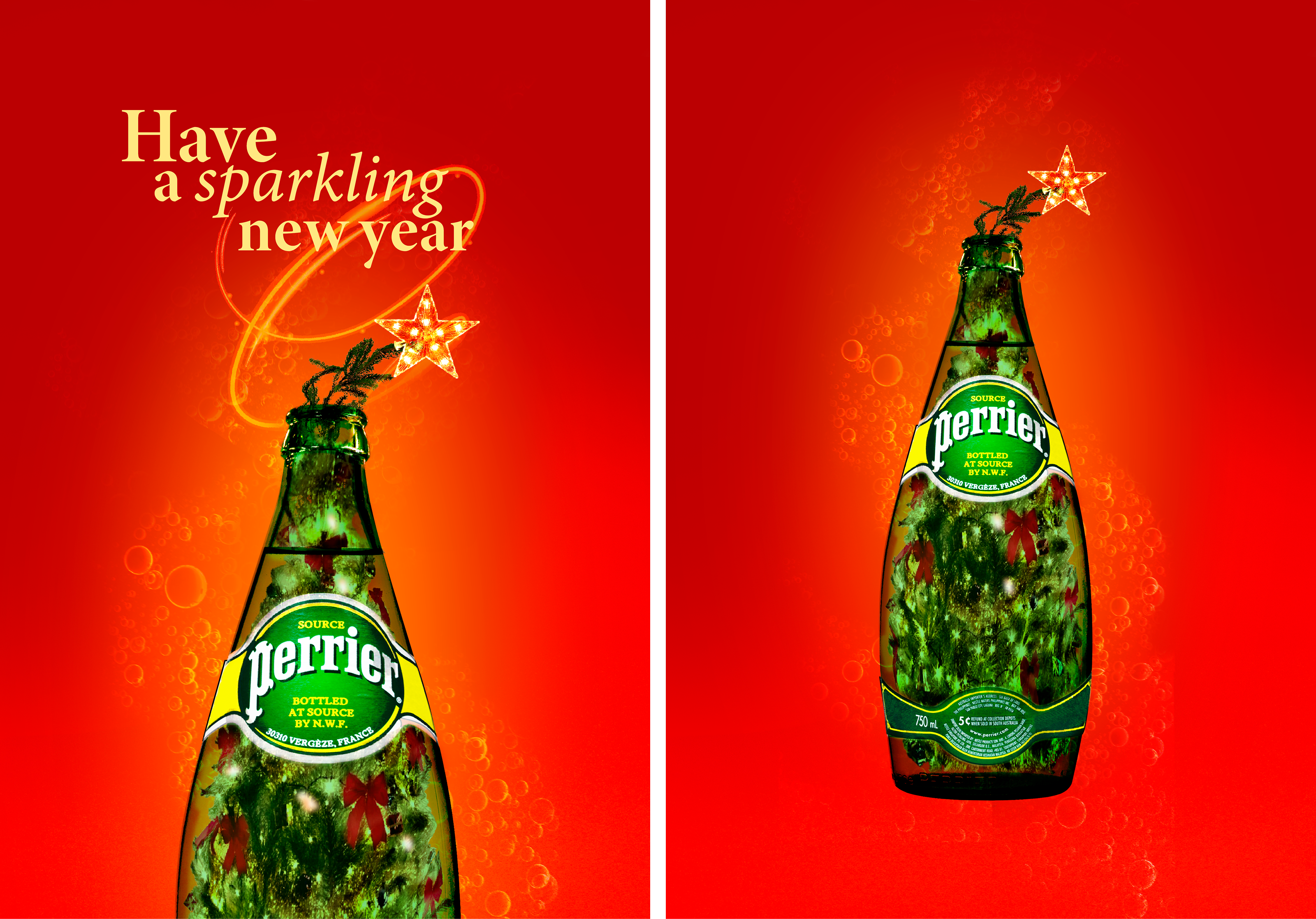 KV для Perrier / Sparkling New Year — Изображение №7 — Графика, Маркетинг на Dprofile