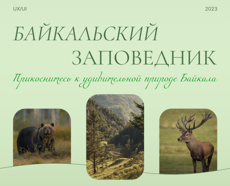 Байкальский заповедник | Редизайн сайта заповедника на Dprofile