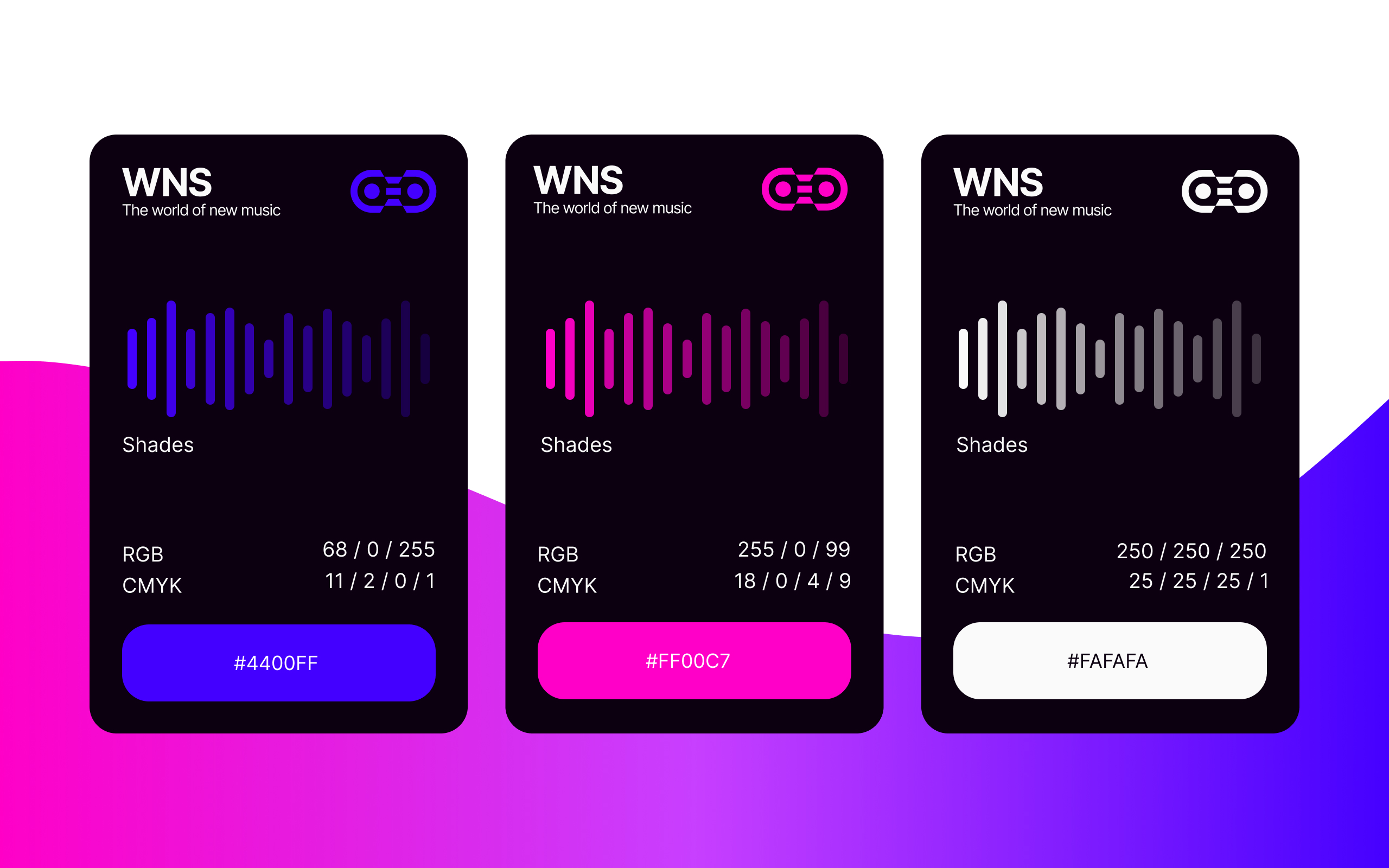 WNS - The world of new music — Изображение №5 — Брендинг, Графика на Dprofile