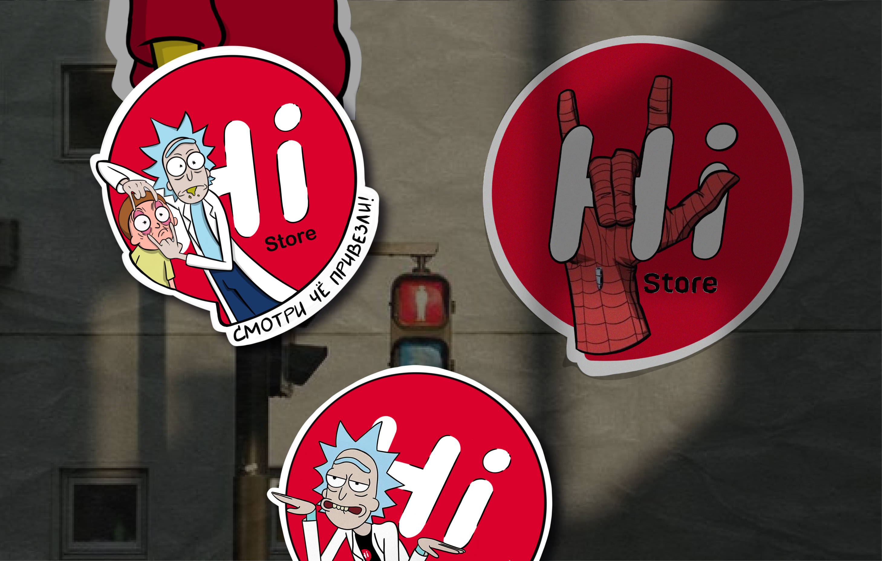 STIKERS DESIGN | HI STORE — Изображение №7 — Иллюстрация на Dprofile