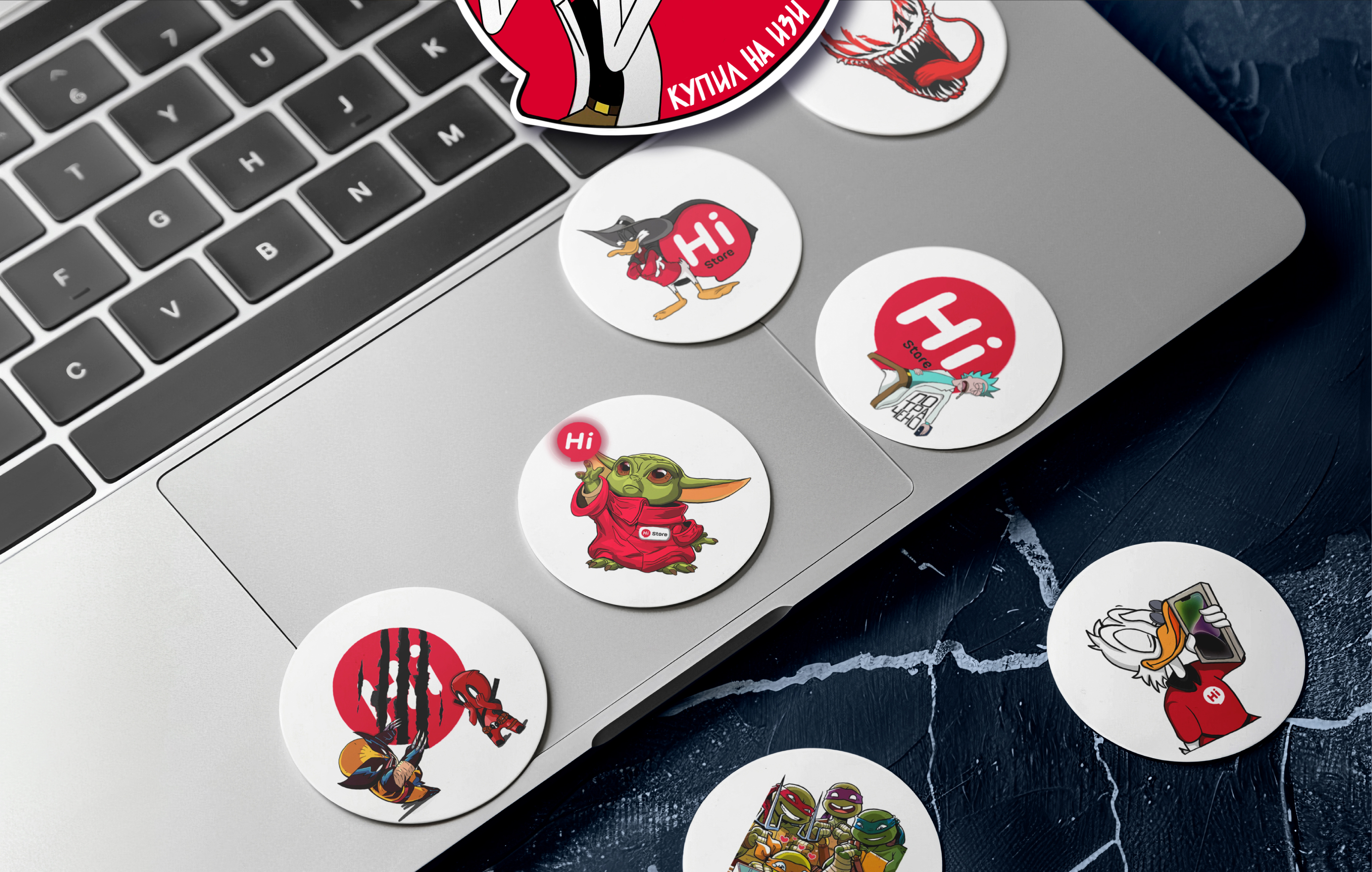 STIKERS DESIGN | HI STORE — Изображение №8 — Иллюстрация на Dprofile