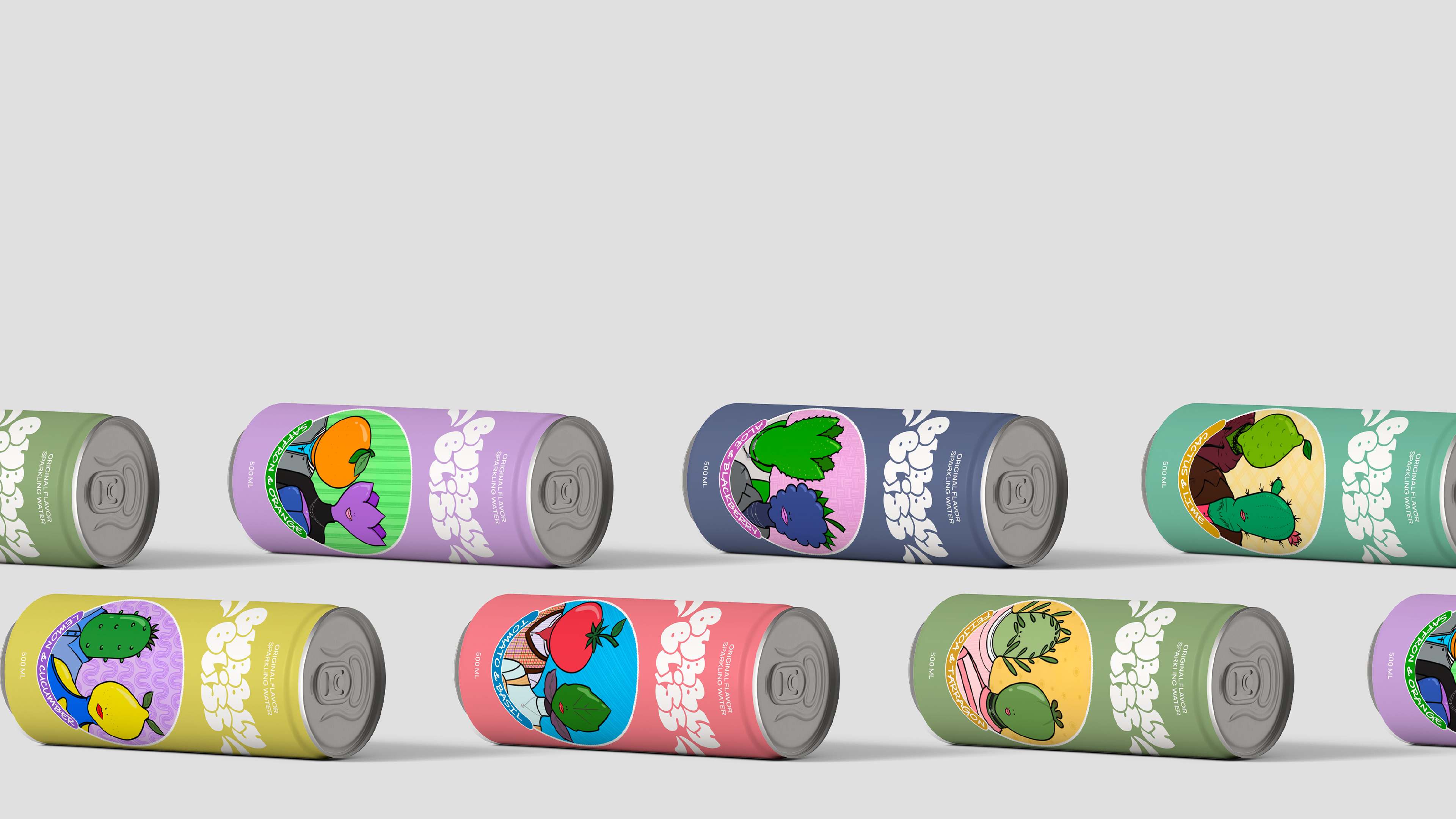 BUBBLY BLISS | SODA | LOGO | BRAND IDENTITY — Изображение №19 — Брендинг, Анимация на Dprofile