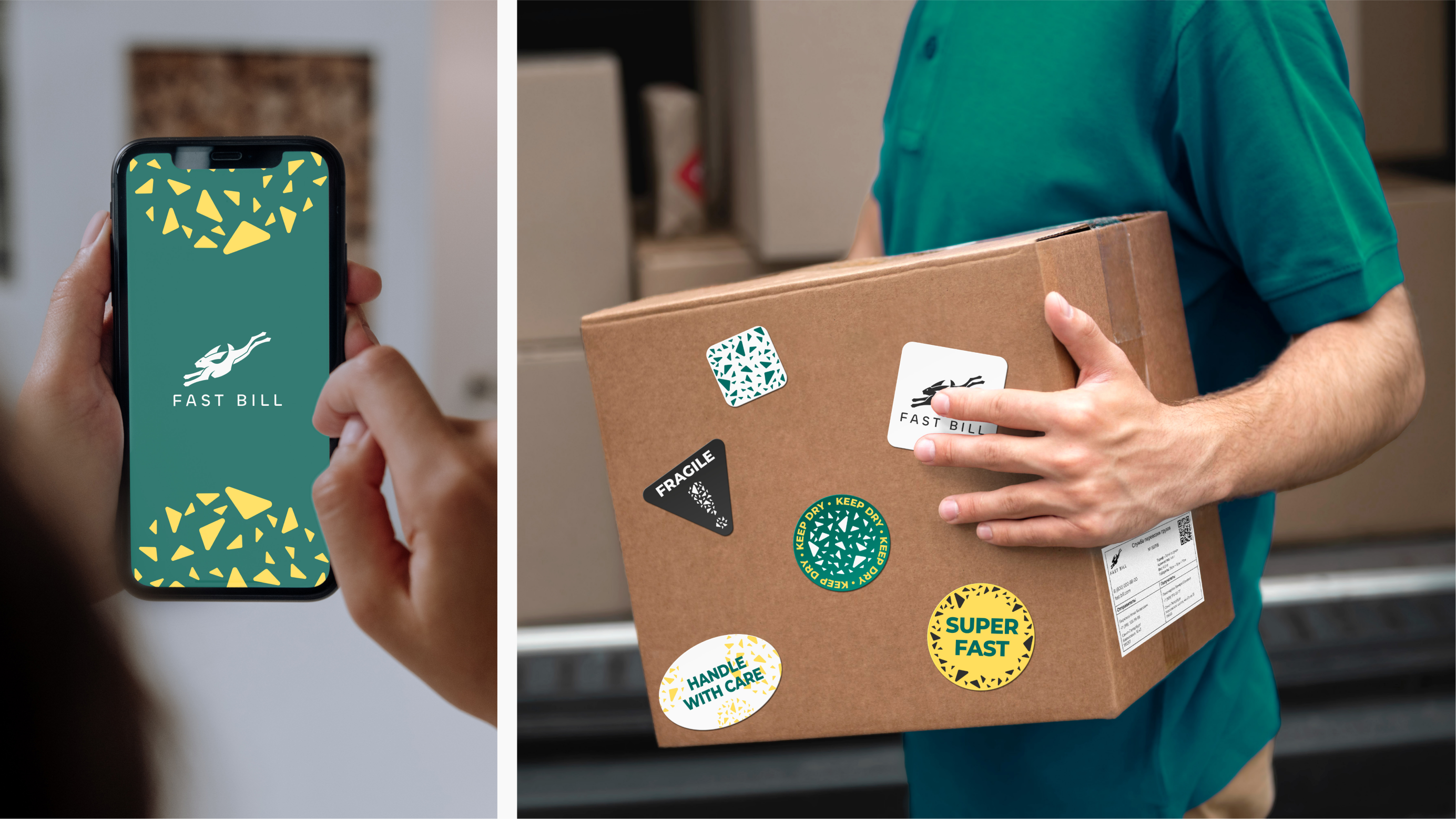 Доставка Fast Bill | Delivery | Branding | Logo | Лого — Изображение №2 — Брендинг, Графика на Dprofile