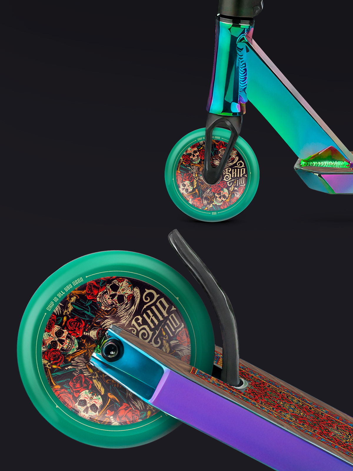 Дизайн шкурок и колес SKIP — Изображение №5 — Иллюстрация, Графика на Dprofile