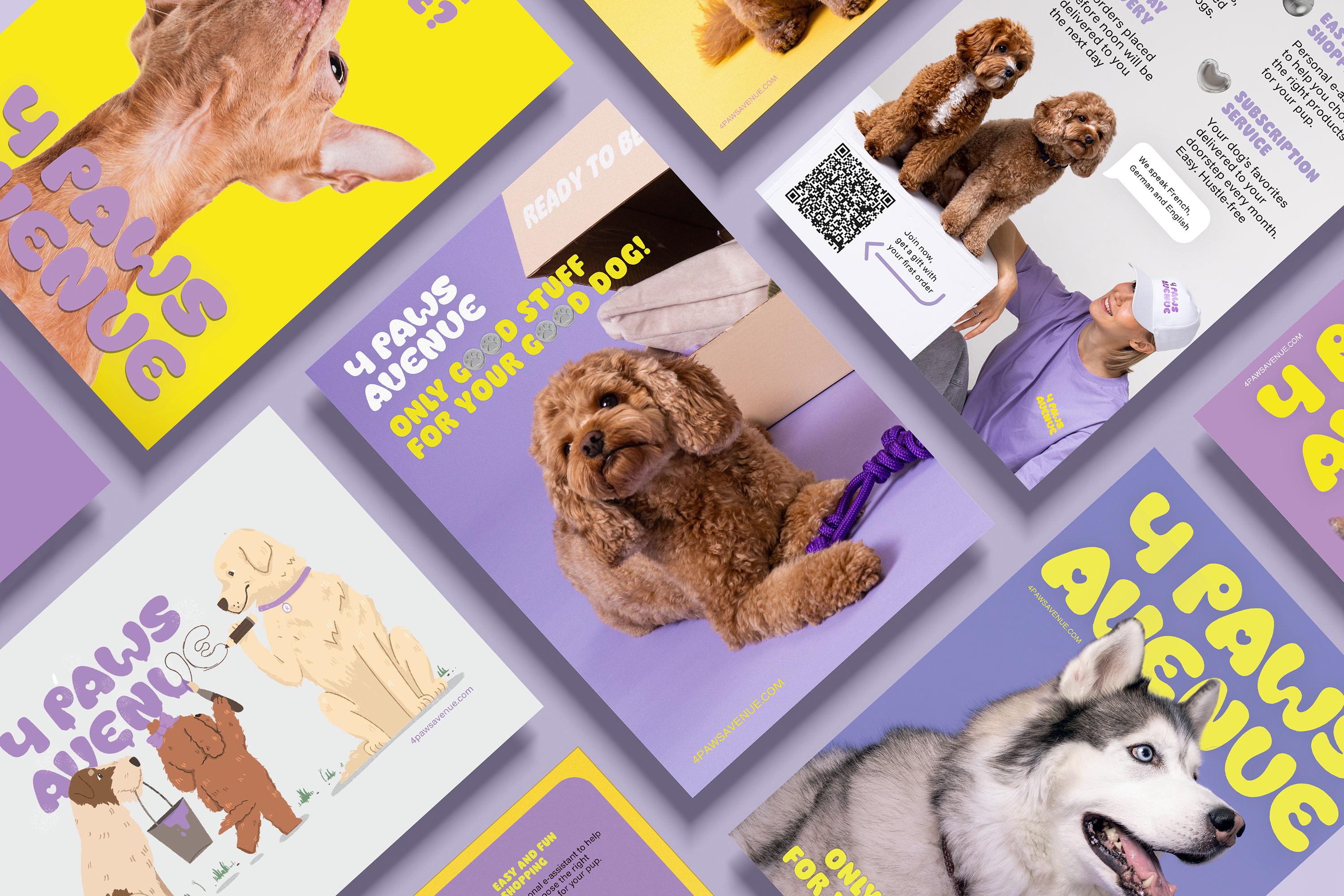 ПОСм для 4 PAWS AWENUE — Изображение №3 — Графика, Маркетинг на Dprofile