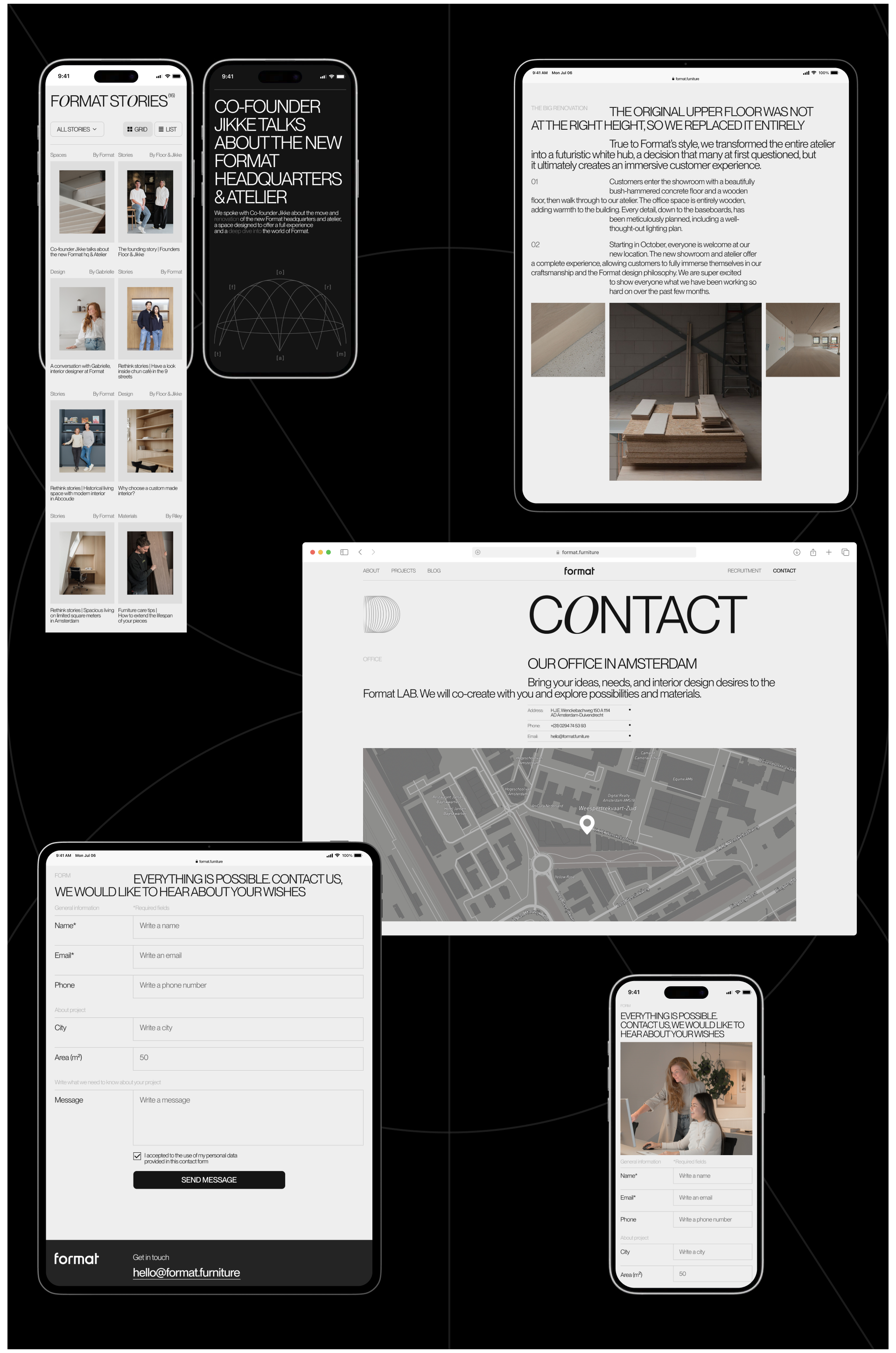 Format Furniture - Corporate Website — Изображение №11 — Интерфейсы на Dprofile