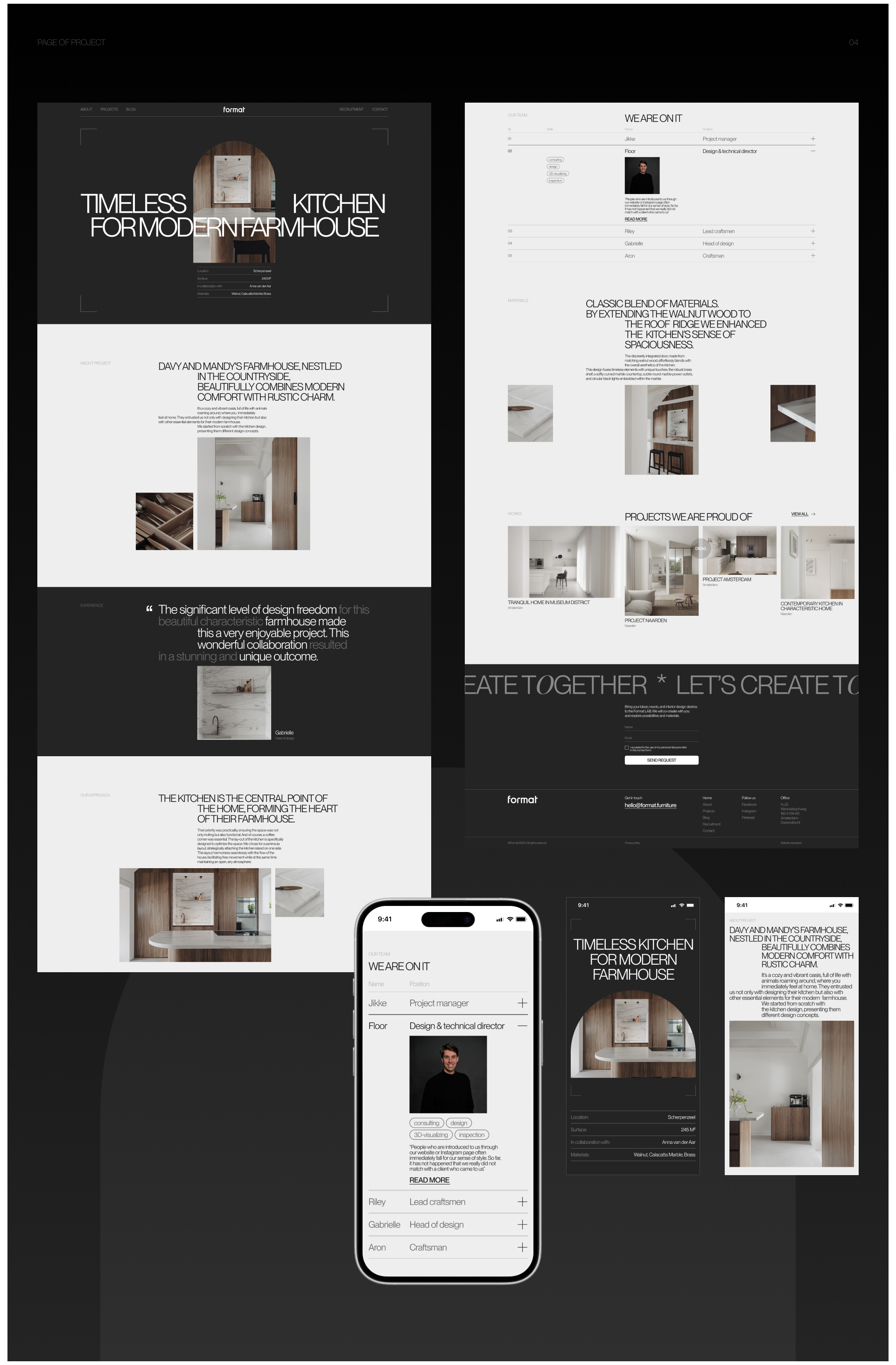 Format Furniture - Corporate Website — Изображение №8 — Интерфейсы на Dprofile
