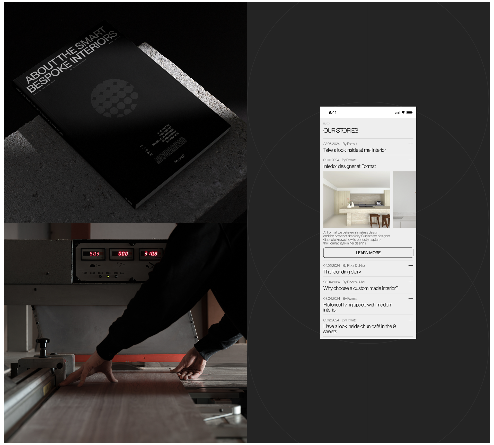 Format Furniture - Corporate Website — Изображение №5 — Интерфейсы на Dprofile