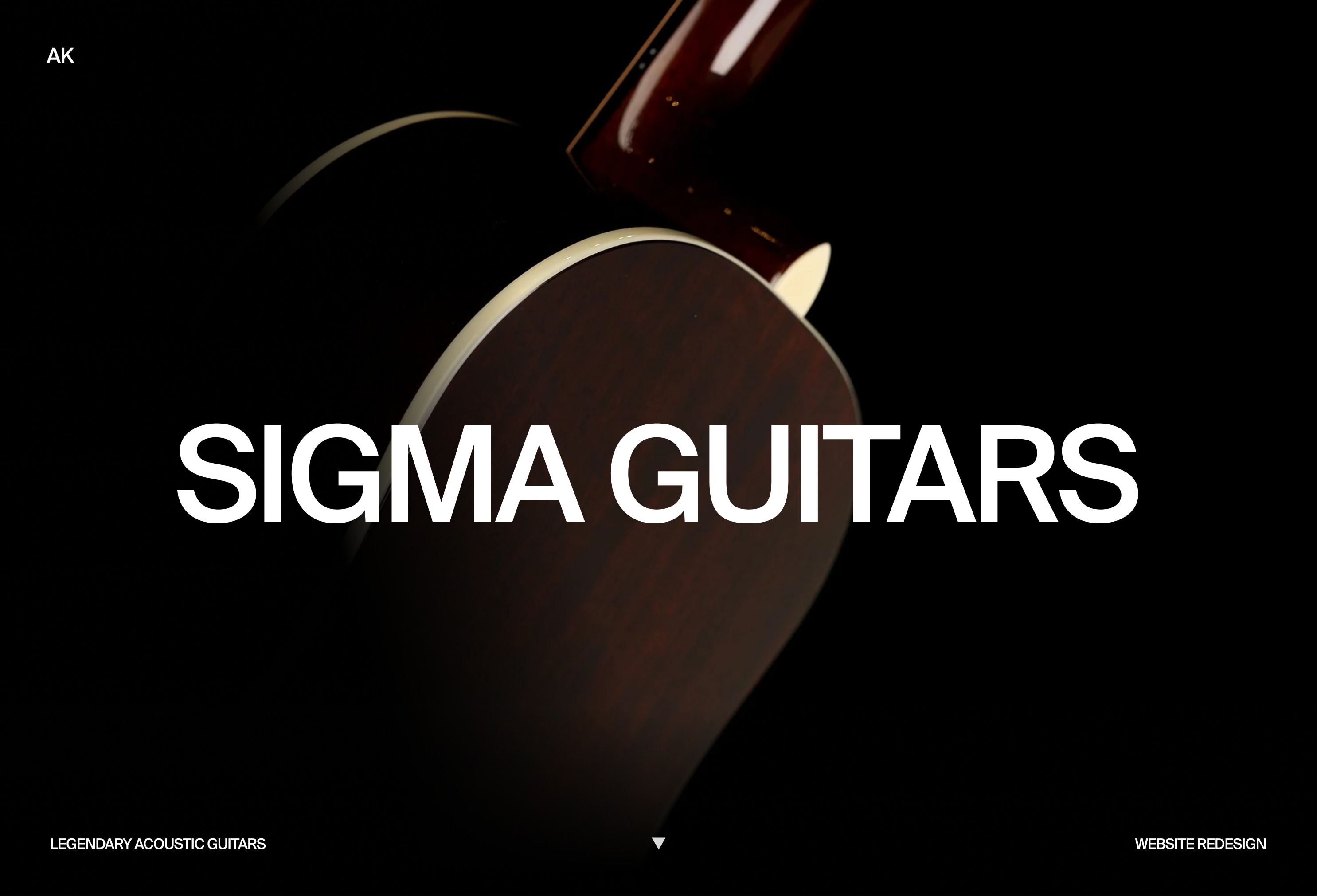 Концепт сайта магазина гитар Sigma — Изображение №1 — Интерфейсы на Dprofile