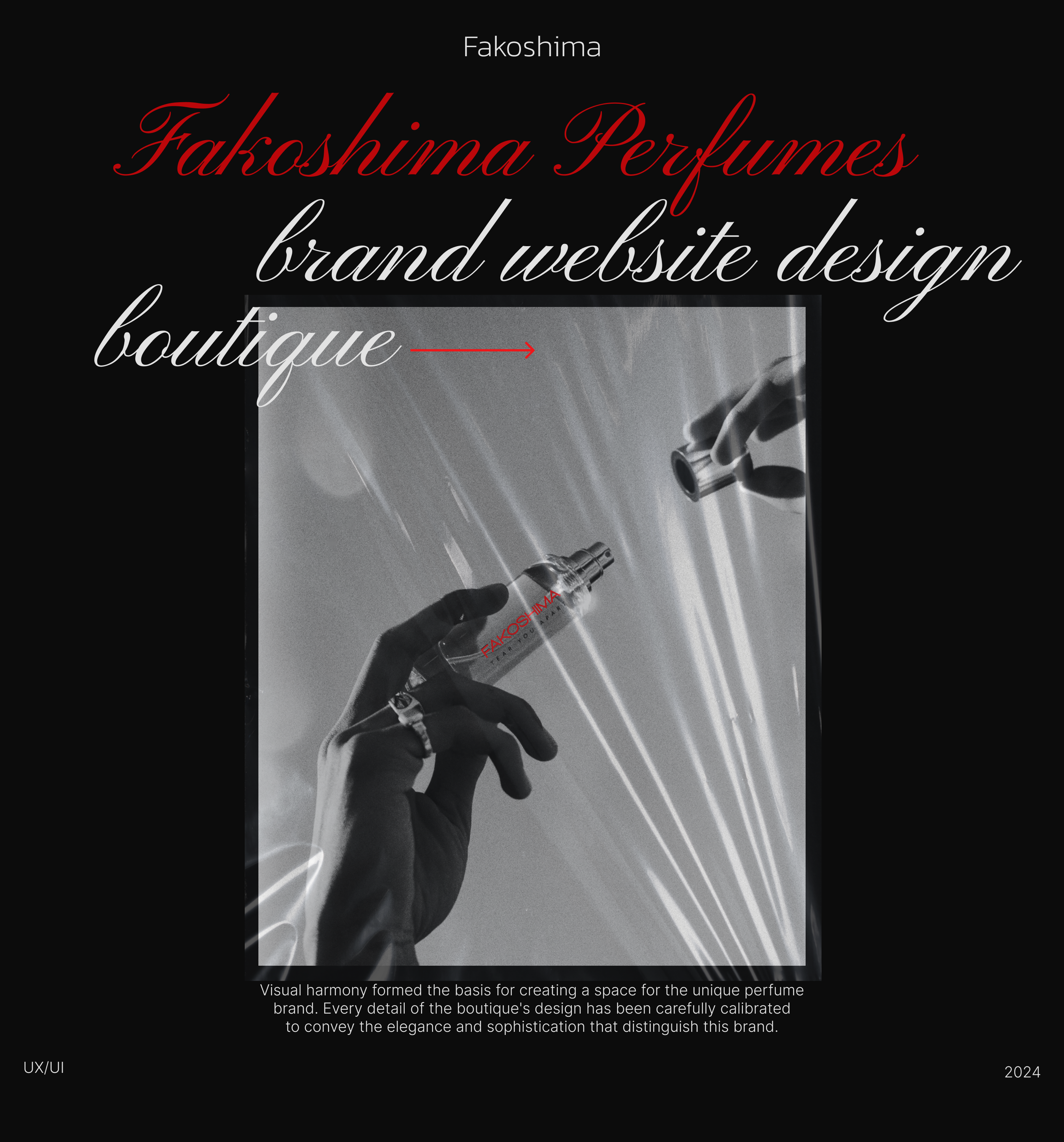 Perfume boutique «Fakoshima Perfumes» — Изображение №1 — Интерфейсы на Dprofile