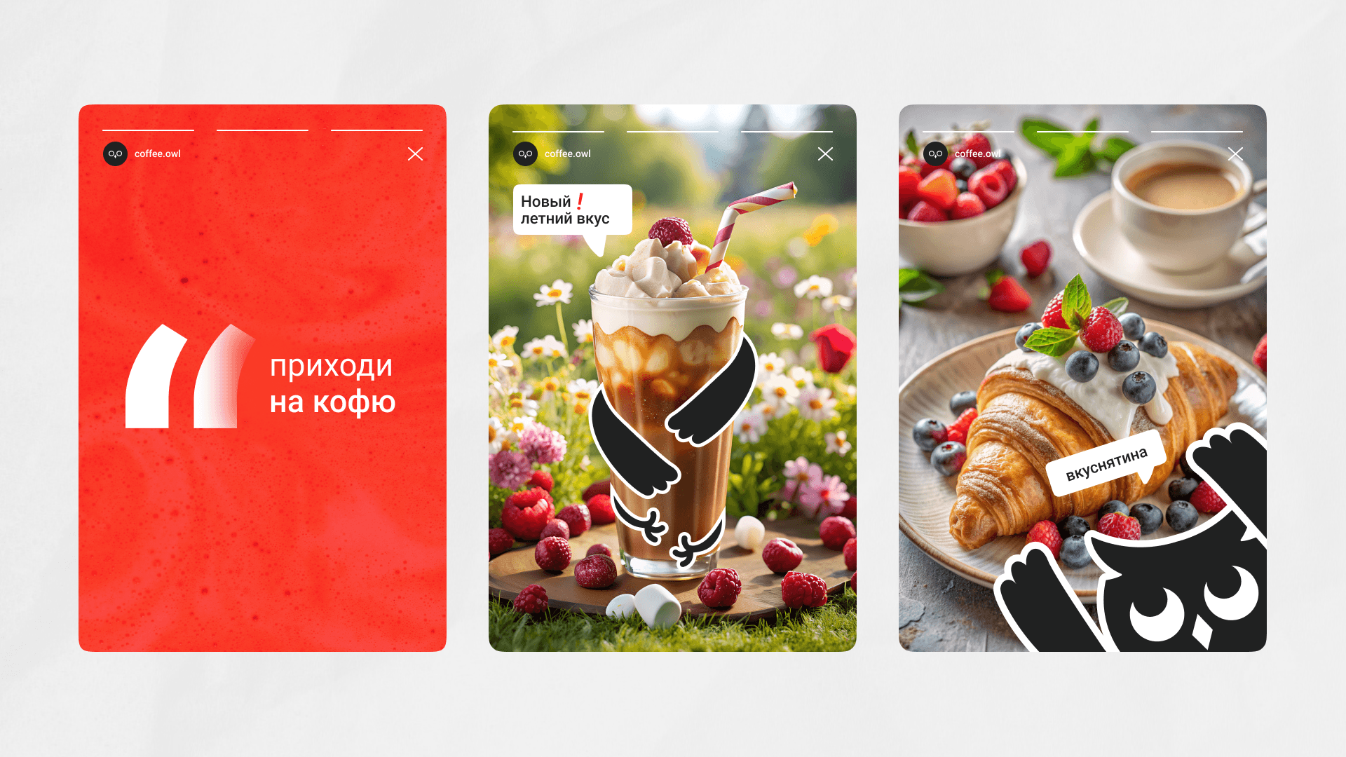 Coffee owl | франшиза кофеен — Изображение №7 — Брендинг, Графика на Dprofile
