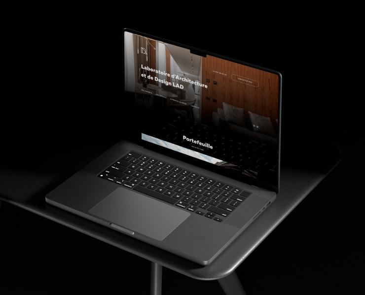 Landing Page. Architecture and Design Laboratory LAD. — Интерфейсы, Брендинг на Dprofile