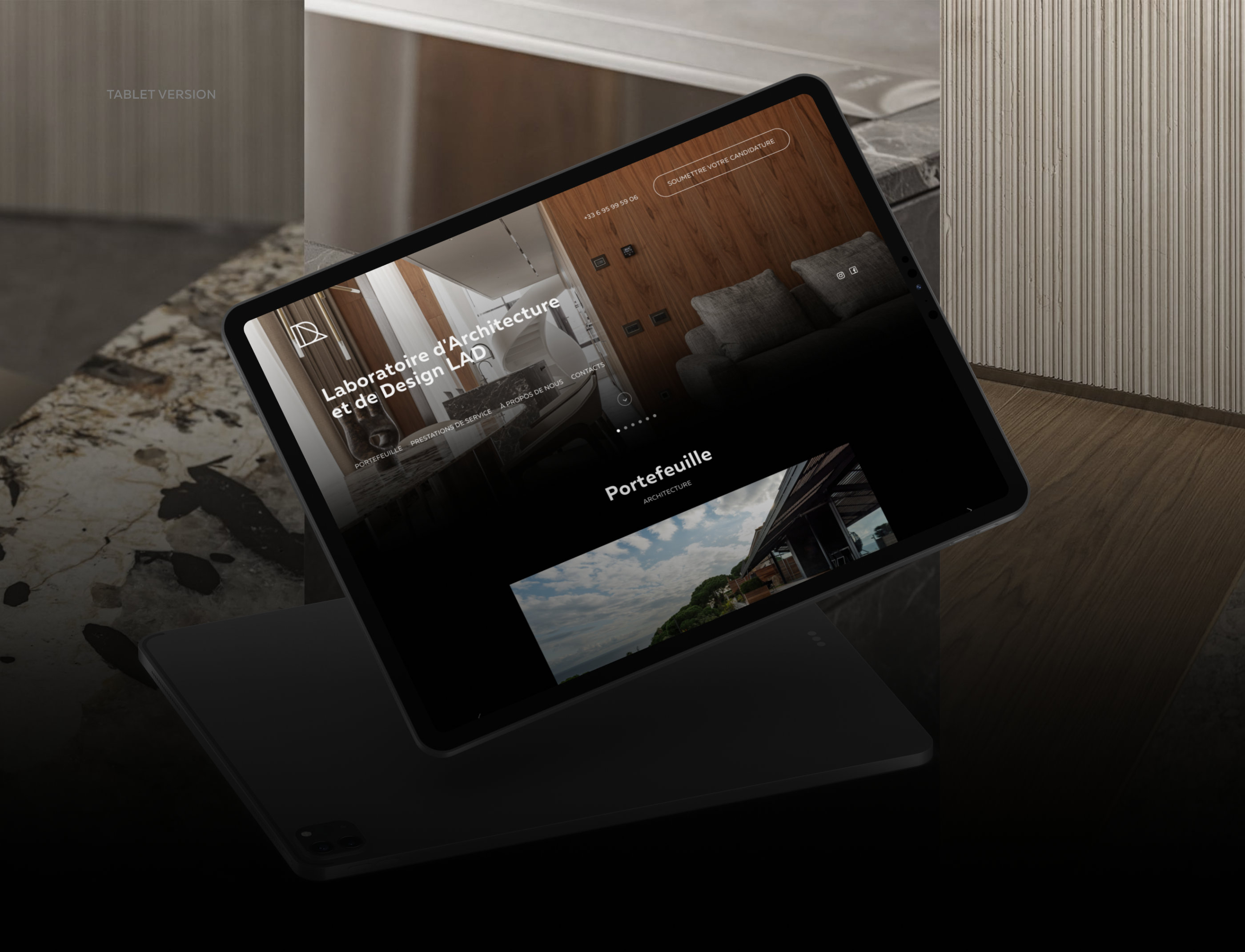 Landing Page. Architecture and Design Laboratory LAD. — Изображение №7 — Брендинг, Интерфейсы на Dprofile