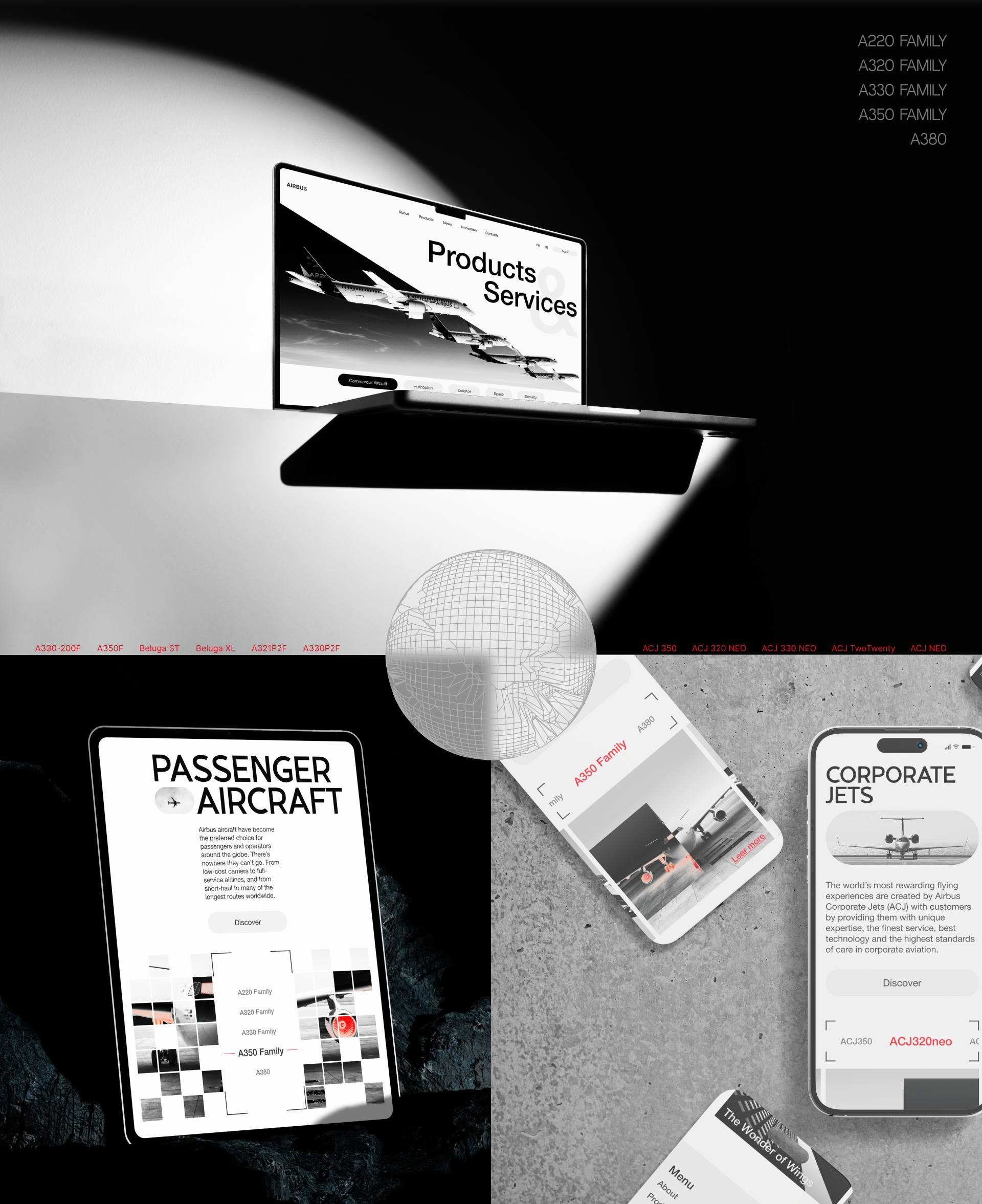 Airbus | Corporate website | Redesign — Изображение №7 — Интерфейсы на Dprofile