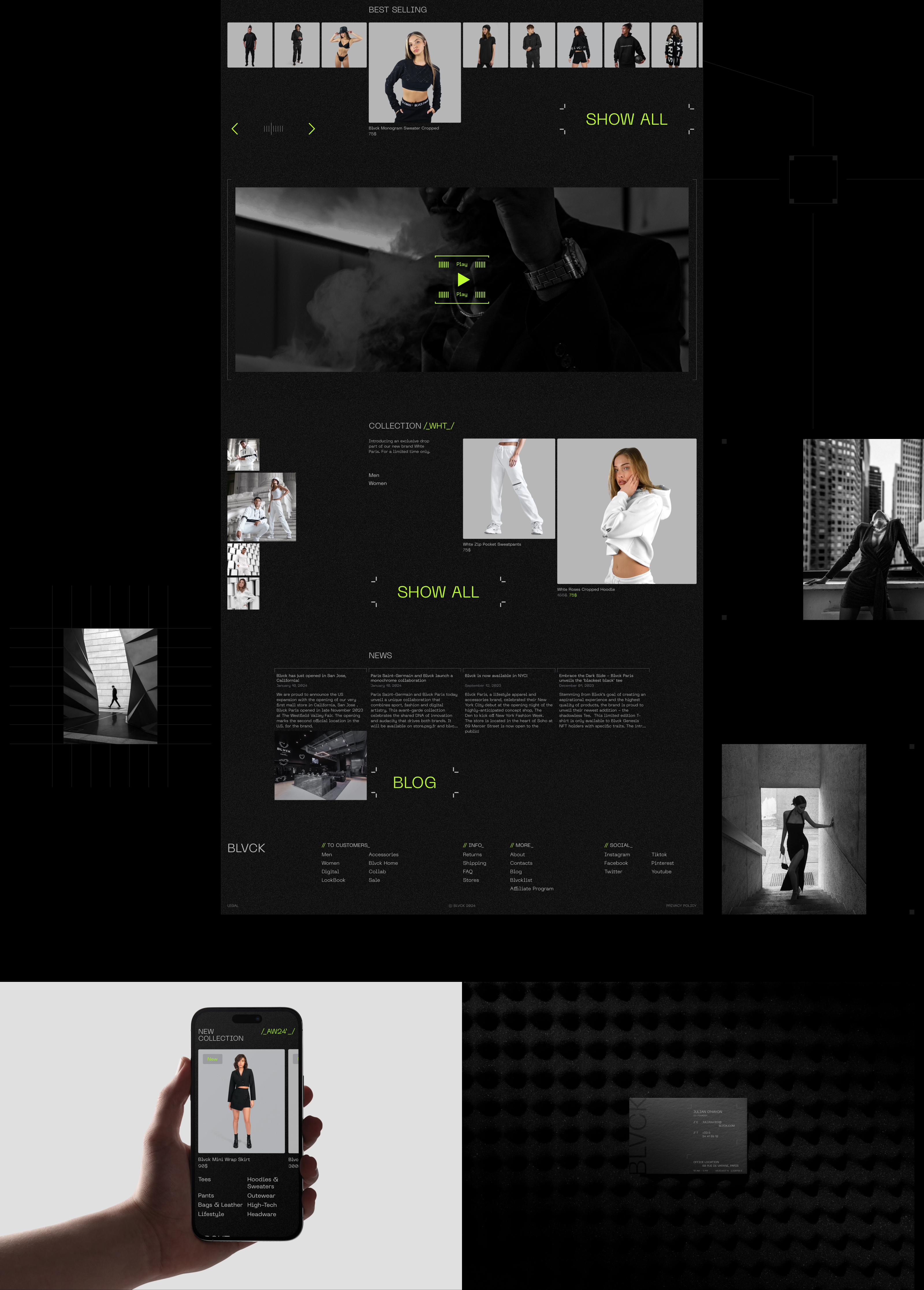 BLVCK // E-Commerce — Изображение №4 — Интерфейсы, Брендинг на Dprofile