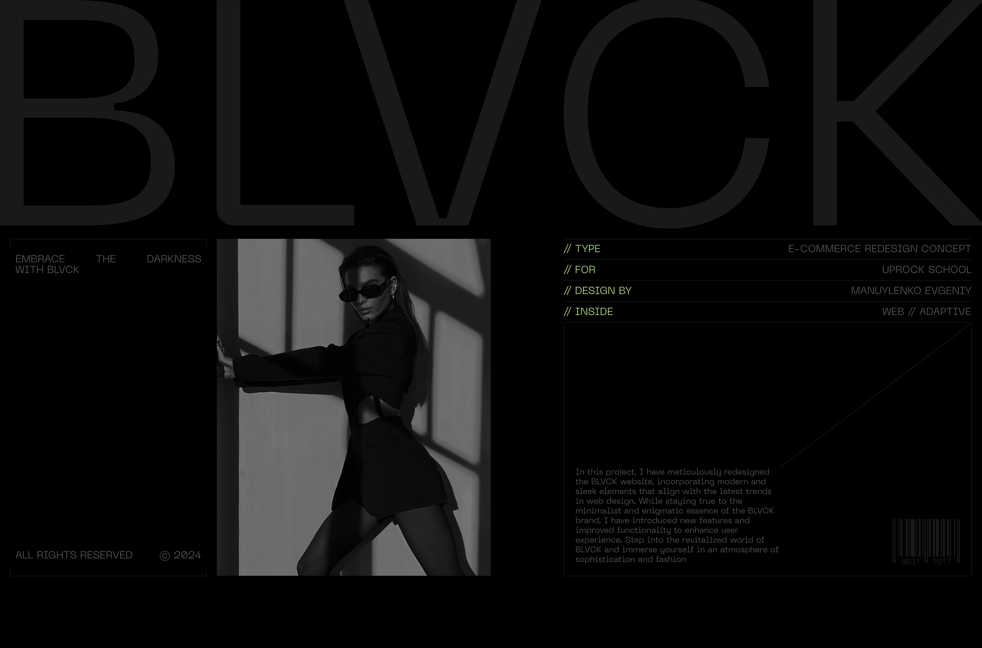 BLVCK // E-Commerce — Изображение №1 — Интерфейсы, Брендинг на Dprofile