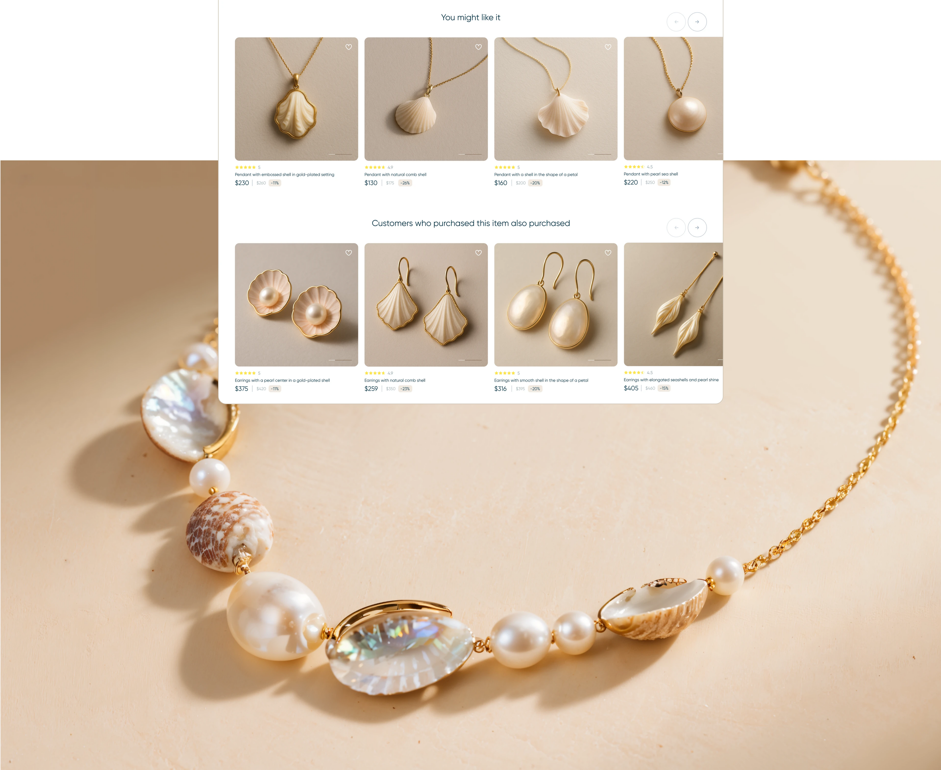 Jewelry E-Commerce UI/UX Design — Изображение №18 — Интерфейсы на Dprofile