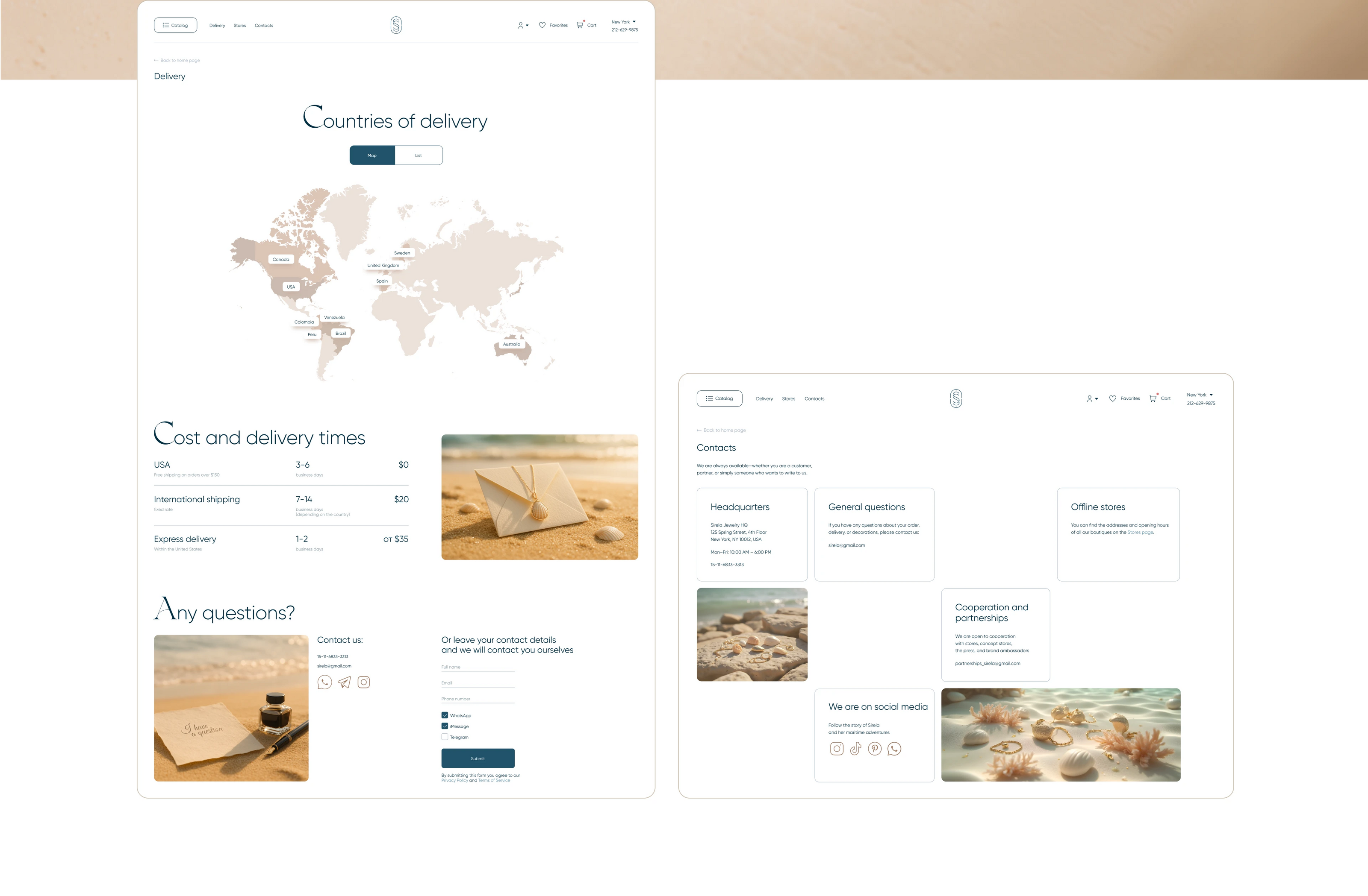 Jewelry E-Commerce UI/UX Design — Изображение №19 — Интерфейсы на Dprofile