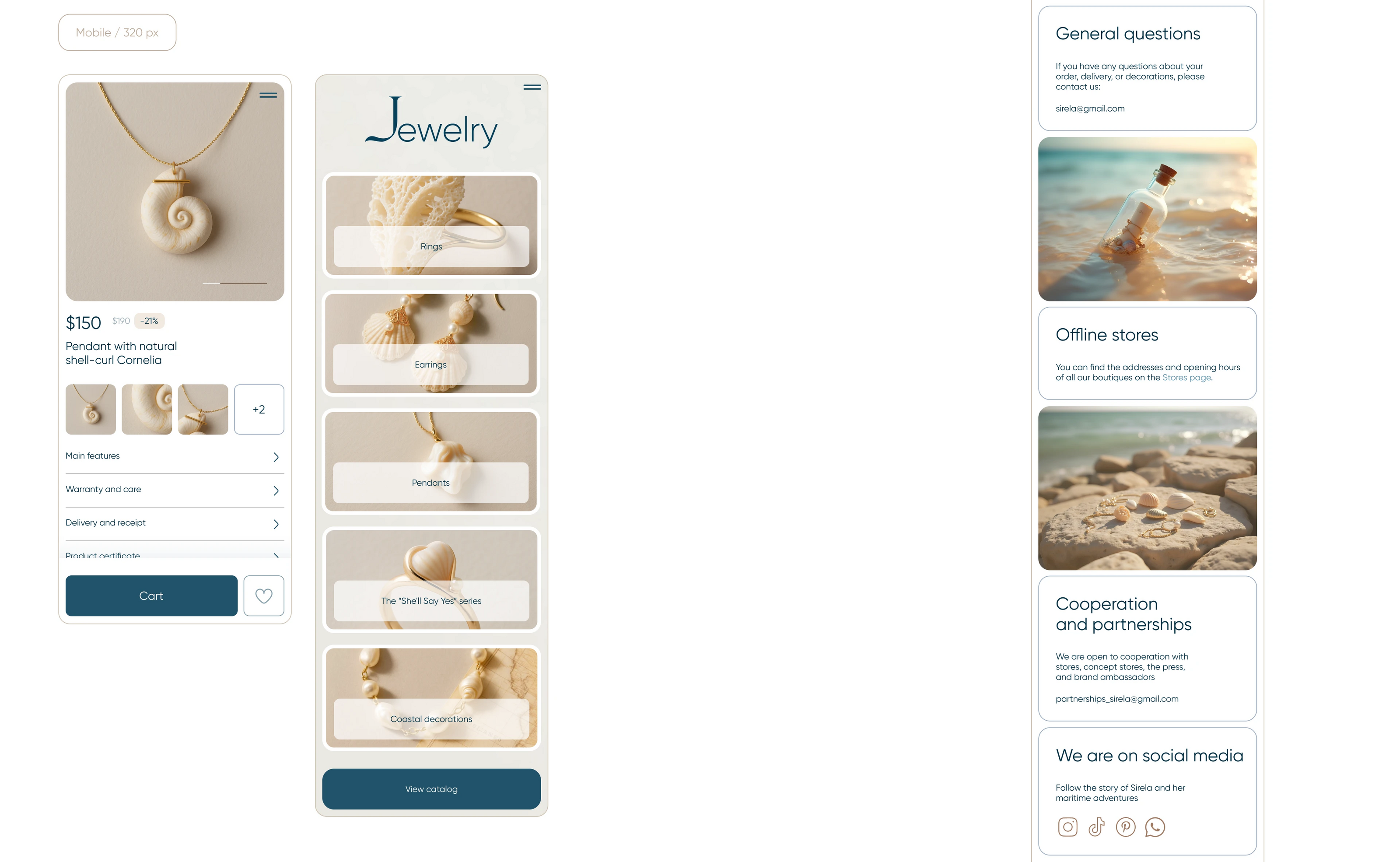 Jewelry E-Commerce UI/UX Design — Изображение №21 — Интерфейсы на Dprofile