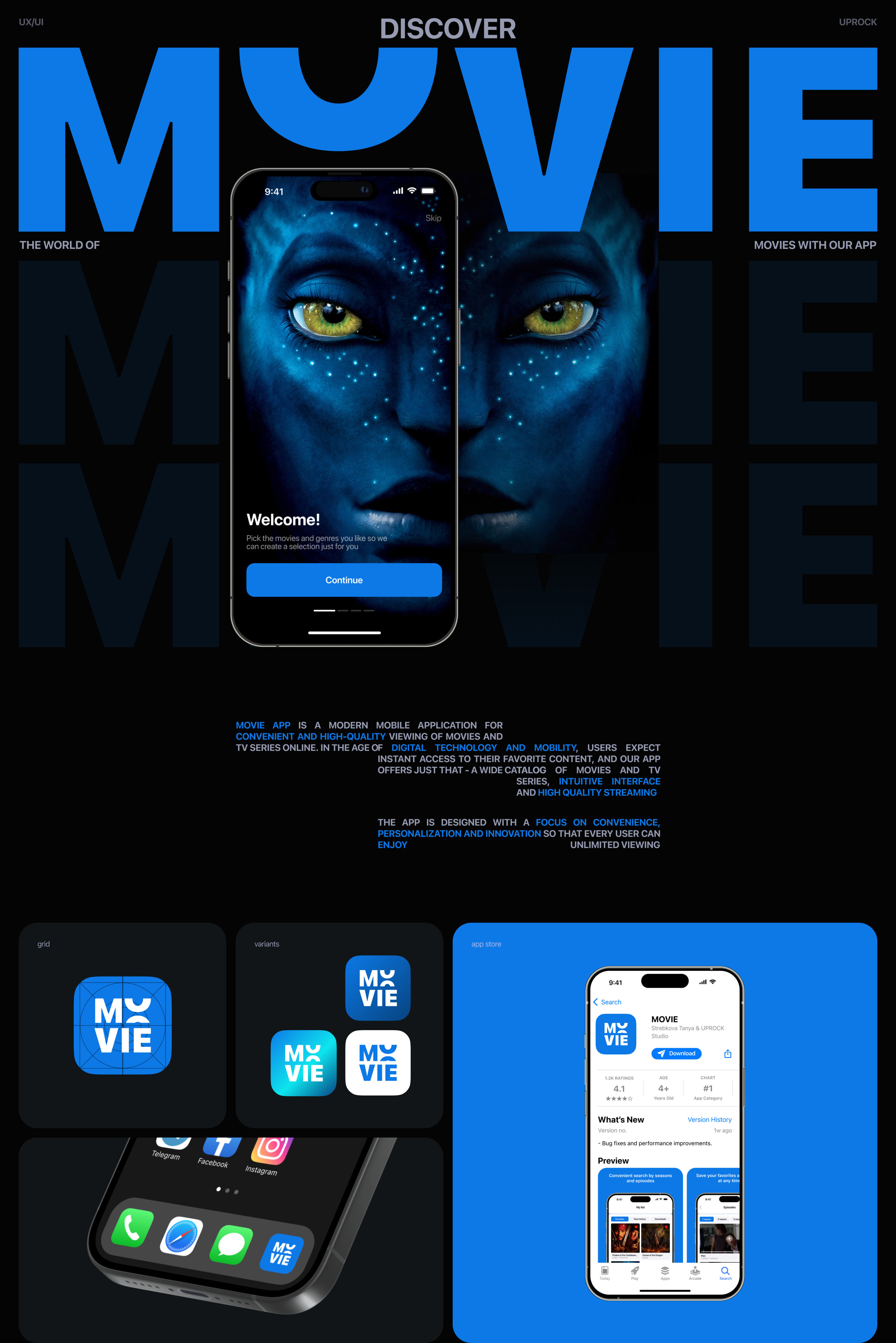 Online Cinema / Mobile app — Изображение №1 — Интерфейсы на Dprofile