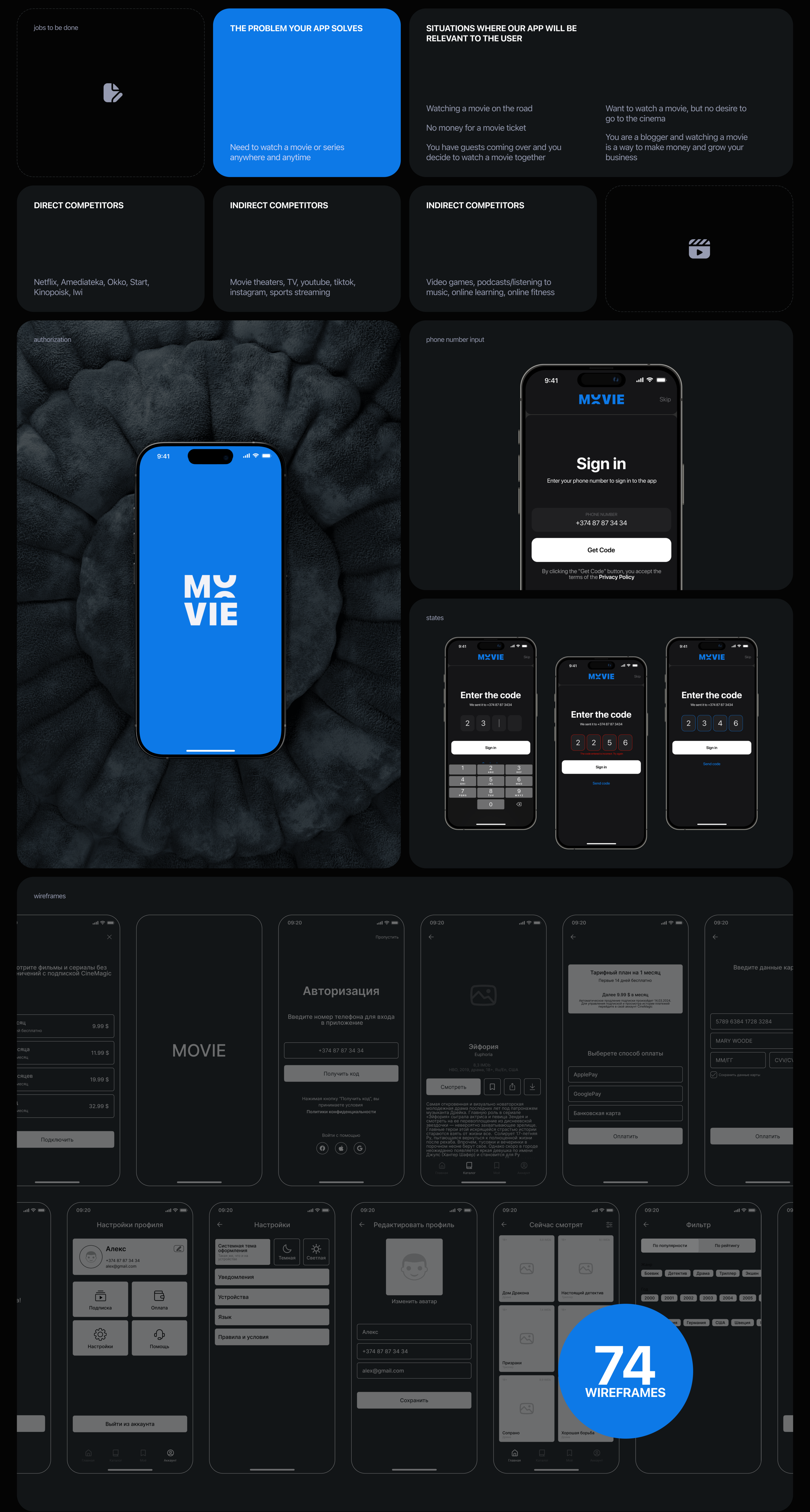 Online Cinema / Mobile app — Изображение №3 — Интерфейсы на Dprofile