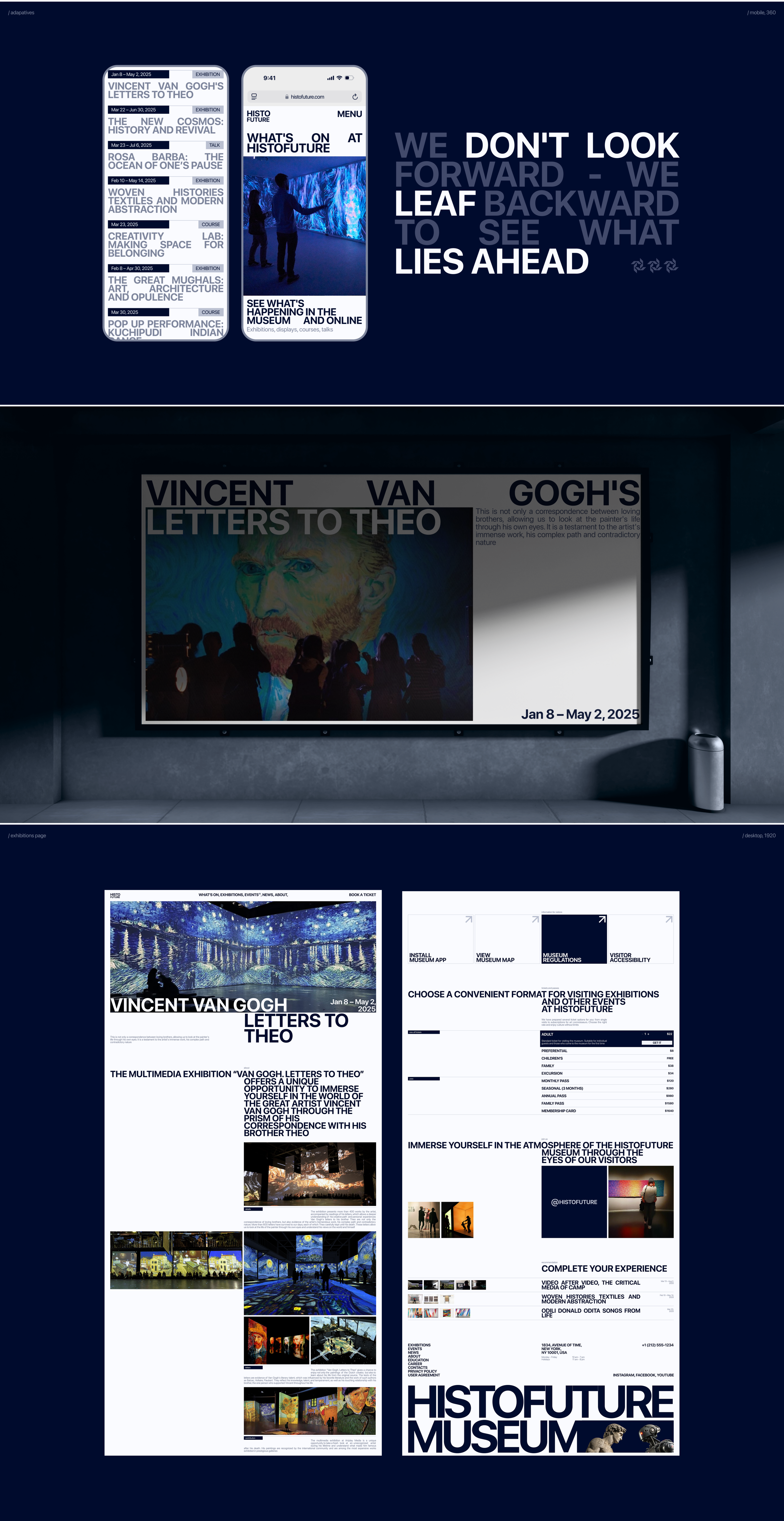 Museum HISTOFUTURE / Conceptual website — Изображение №4 — Интерфейсы на Dprofile