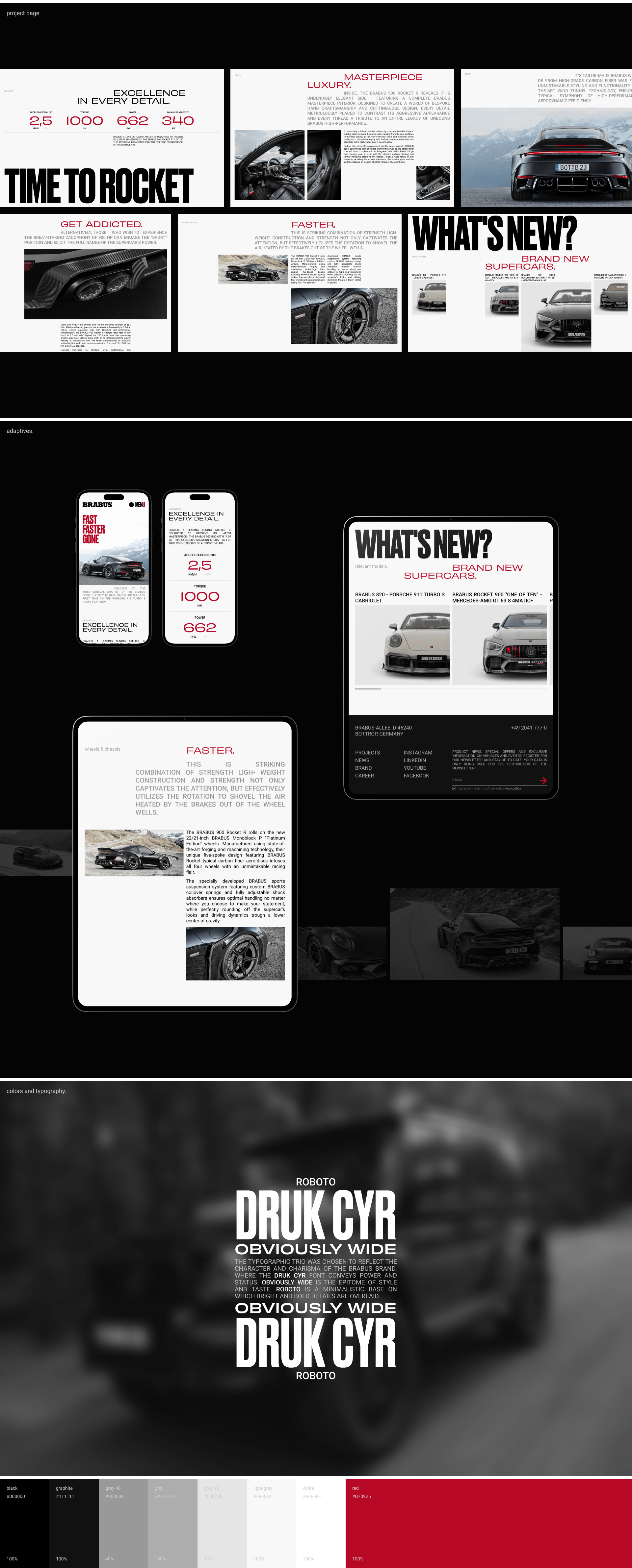 BRABUS / Corporate website — Изображение №6 — Интерфейсы на Dprofile