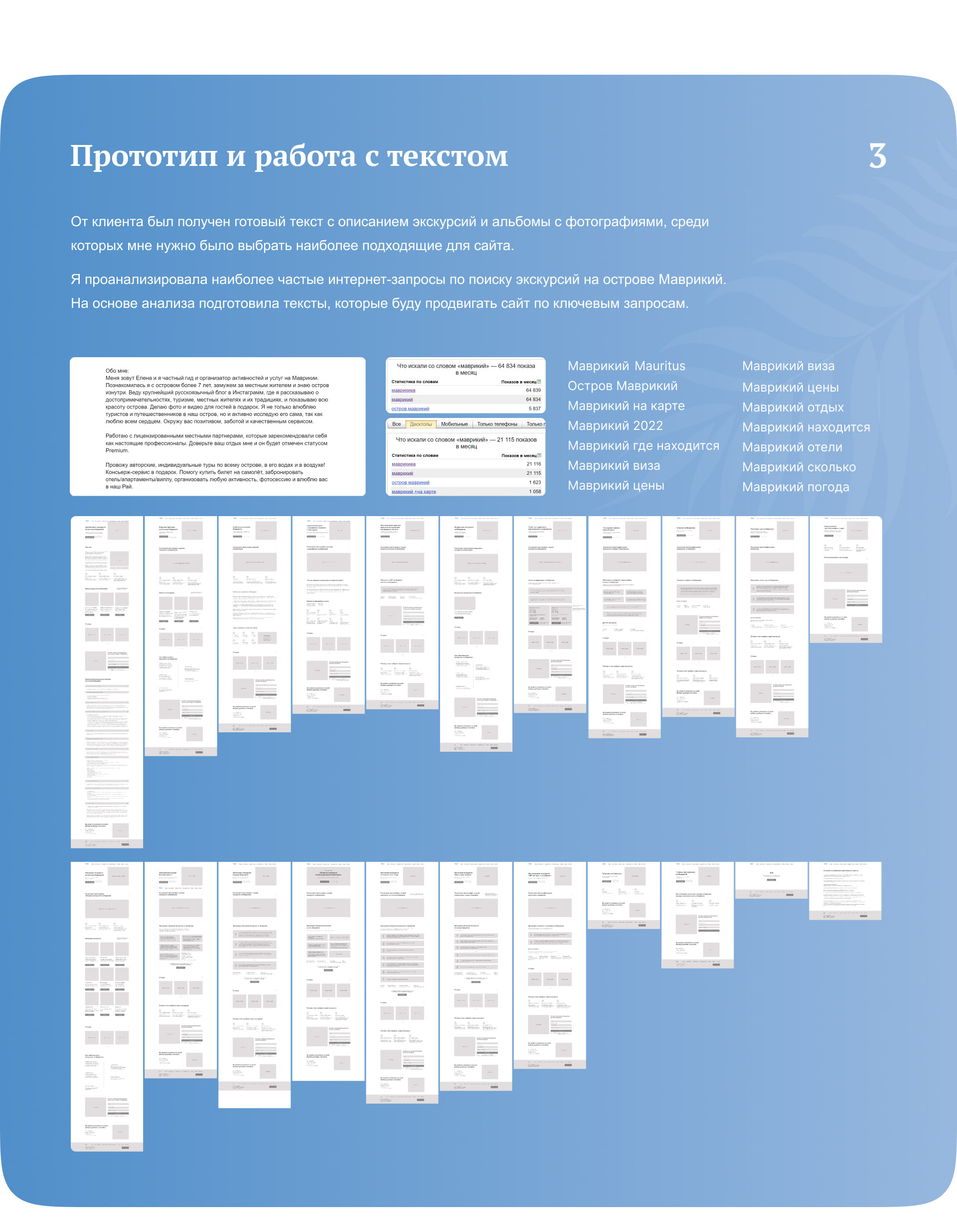 Сайт для гида и амбассадора Aviasales на Маврикии — Изображение №6 — Интерфейсы на Dprofile
