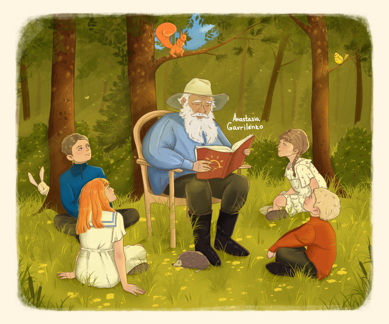 Ясная Поляна — Изображение №1 — Иллюстрация на Dprofile