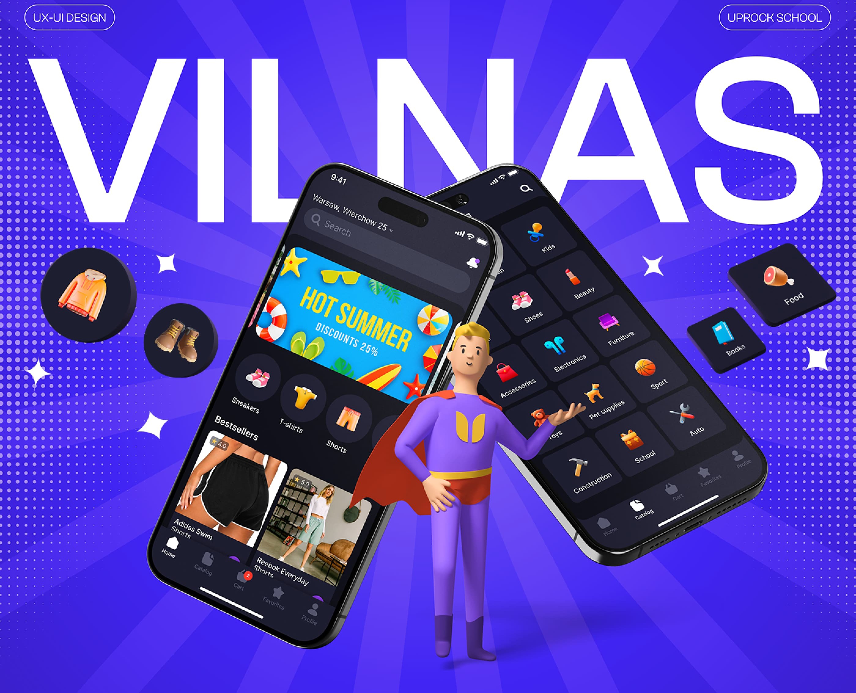 Vilnas | UI/UX | Mobile App | Marketplace App Design — Интерфейсы на Dprofile
