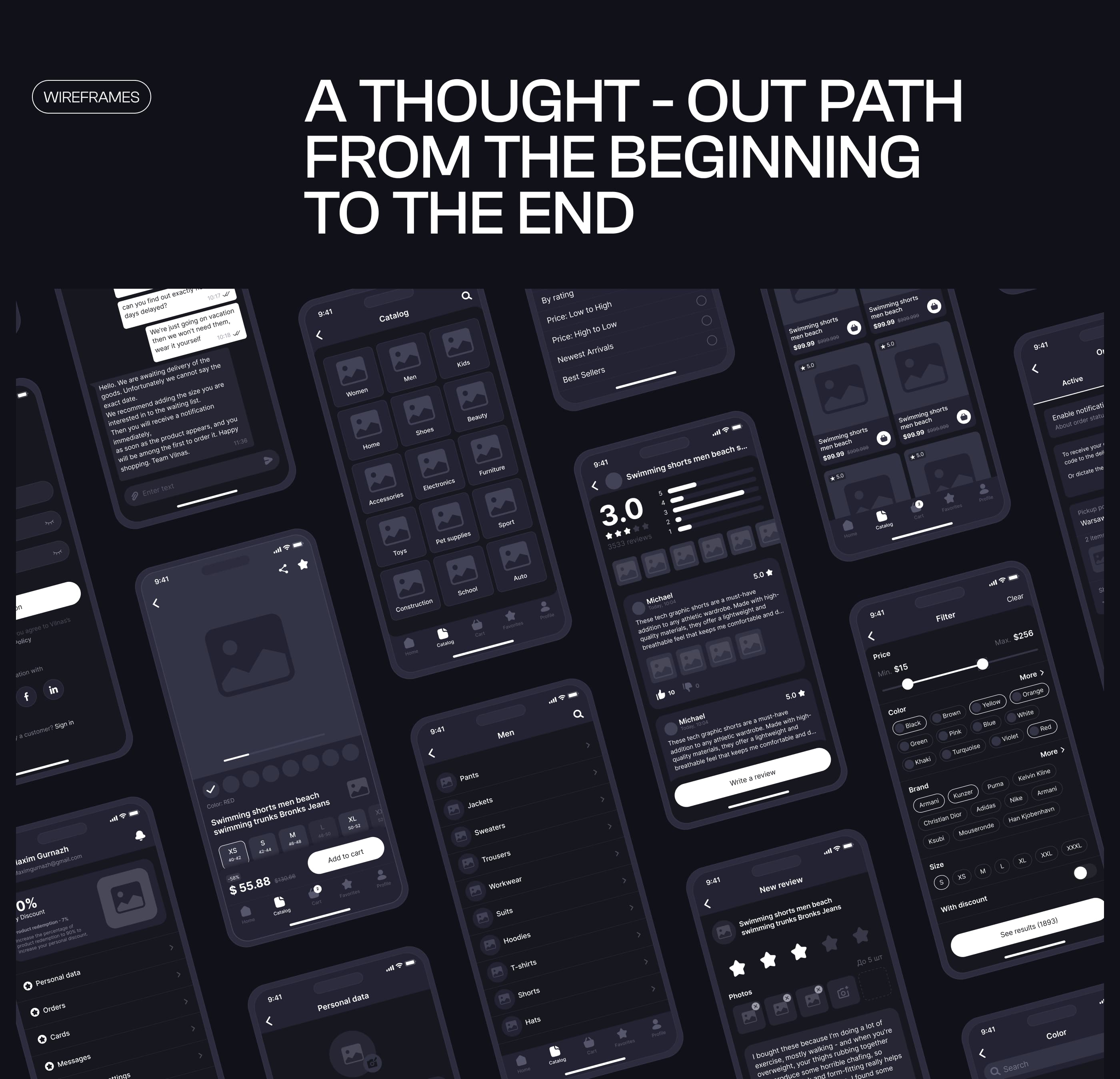 Vilnas | UI/UX | Mobile App | Marketplace App Design — Изображение №7 — Интерфейсы на Dprofile