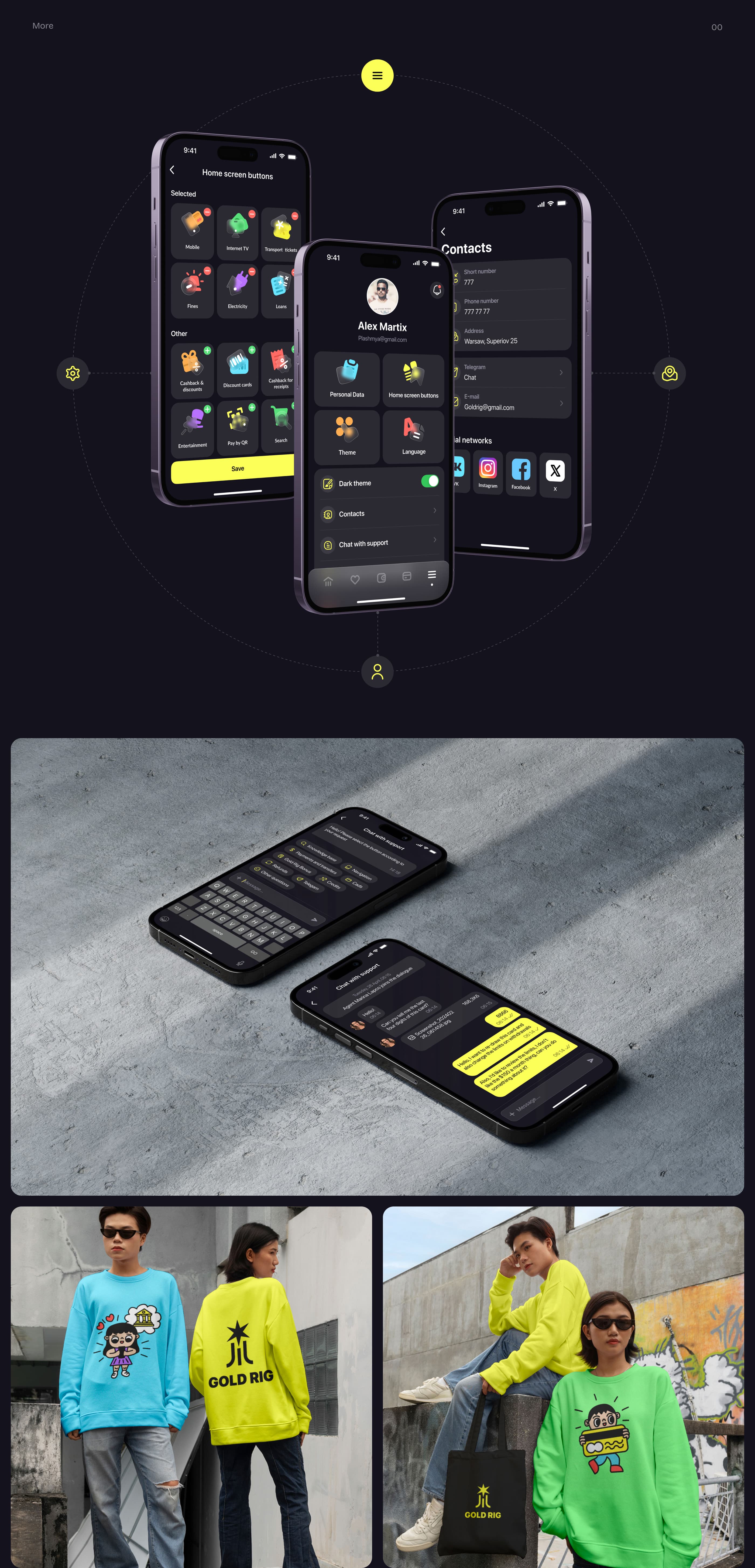 Gold Rig | Banking App | UX/UI Design — Изображение №10 — Иллюстрация, Интерфейсы на Dprofile