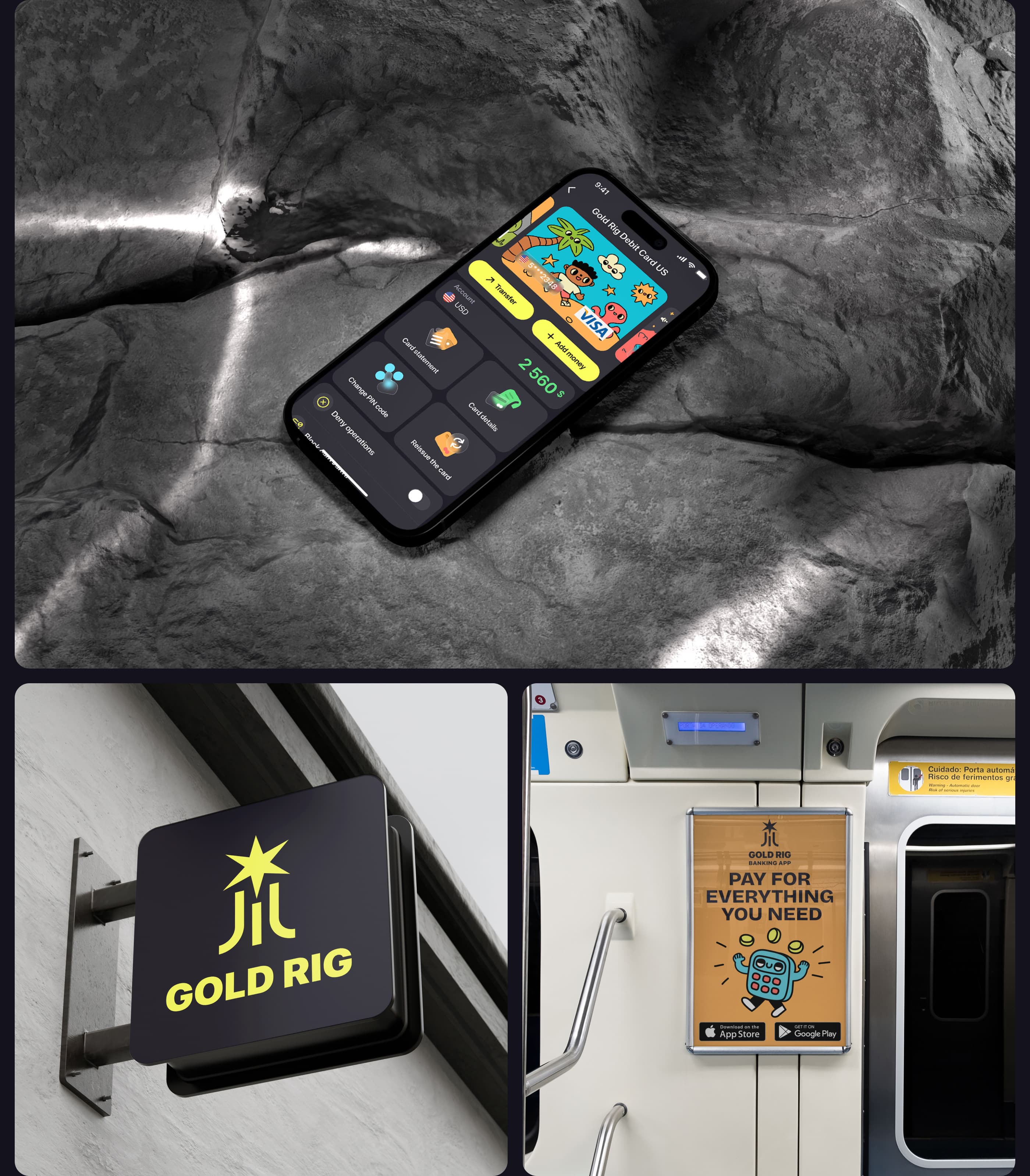 Gold Rig | Banking App | UX/UI Design — Изображение №9 — Иллюстрация, Интерфейсы на Dprofile