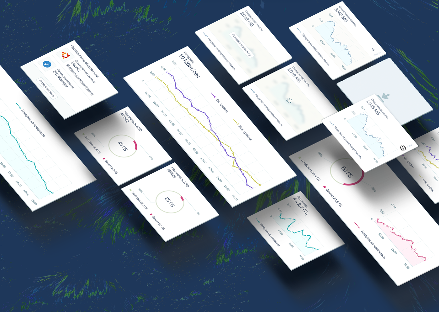 Timeweb VDS — Изображение №3 — Интерфейсы на Dprofile