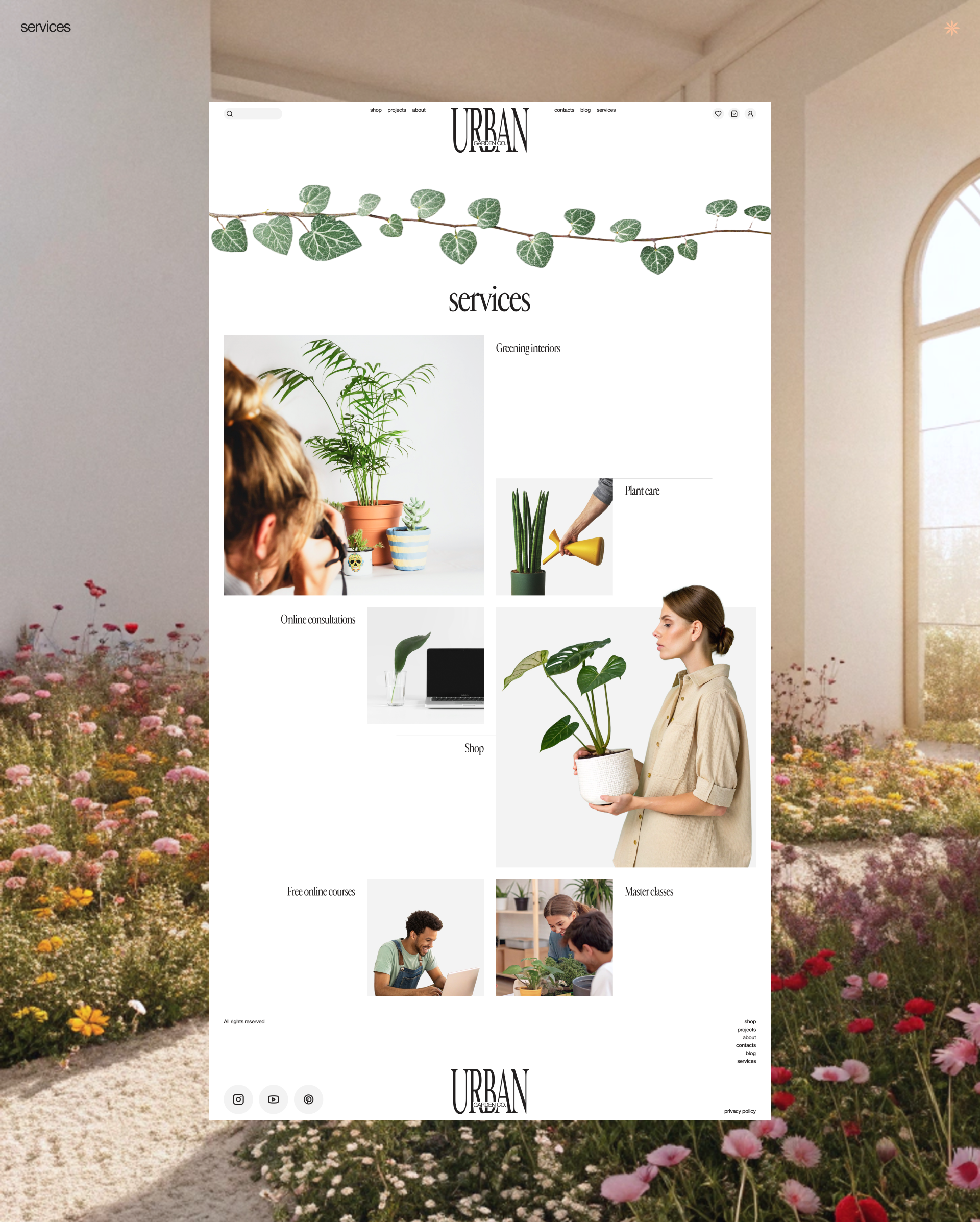 Urban Garden. Co | Corporate site | UX/UI — Изображение №8 — Интерфейсы на Dprofile