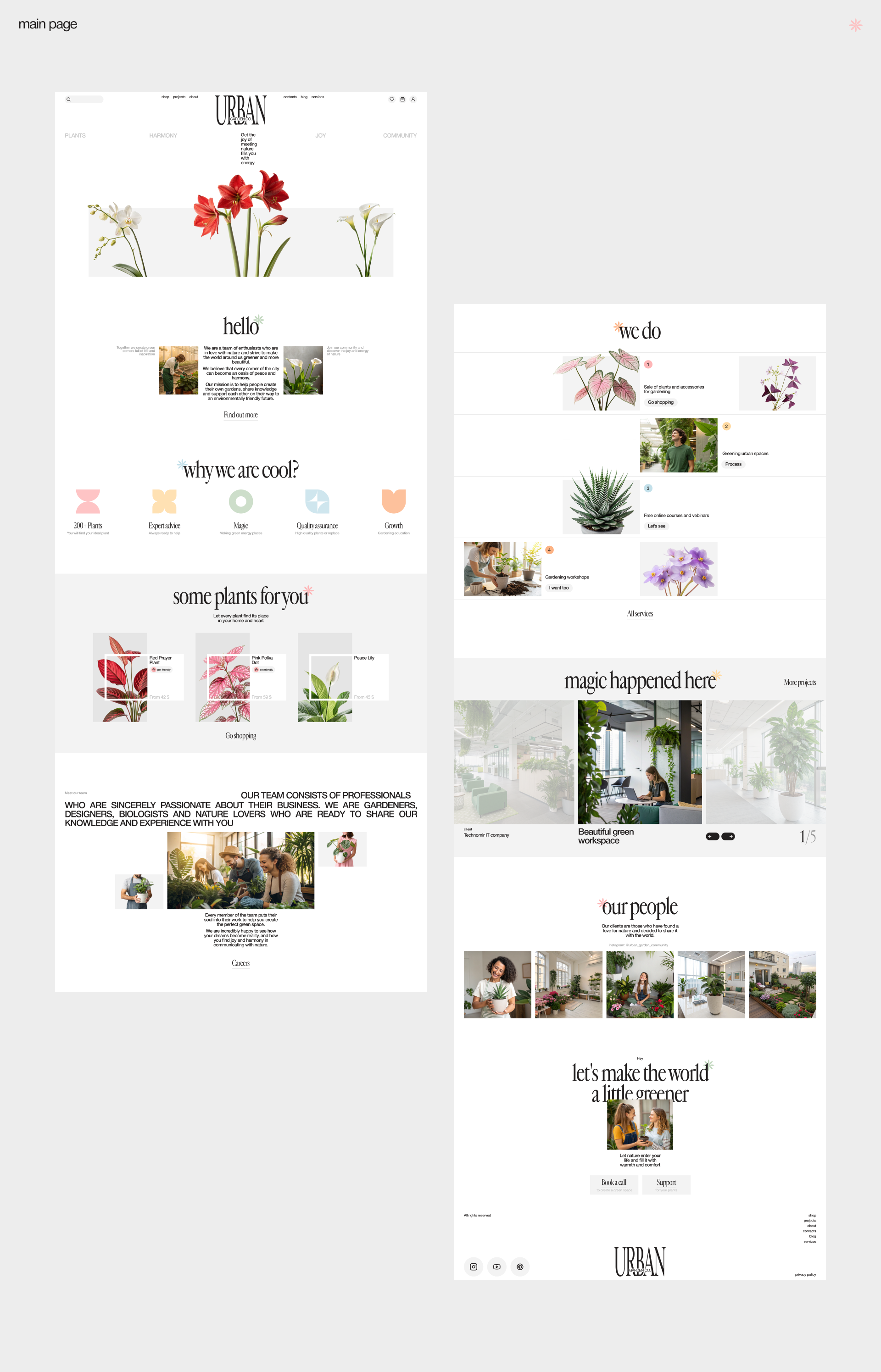 Urban Garden. Co | Corporate site | UX/UI — Изображение №2 — Интерфейсы на Dprofile