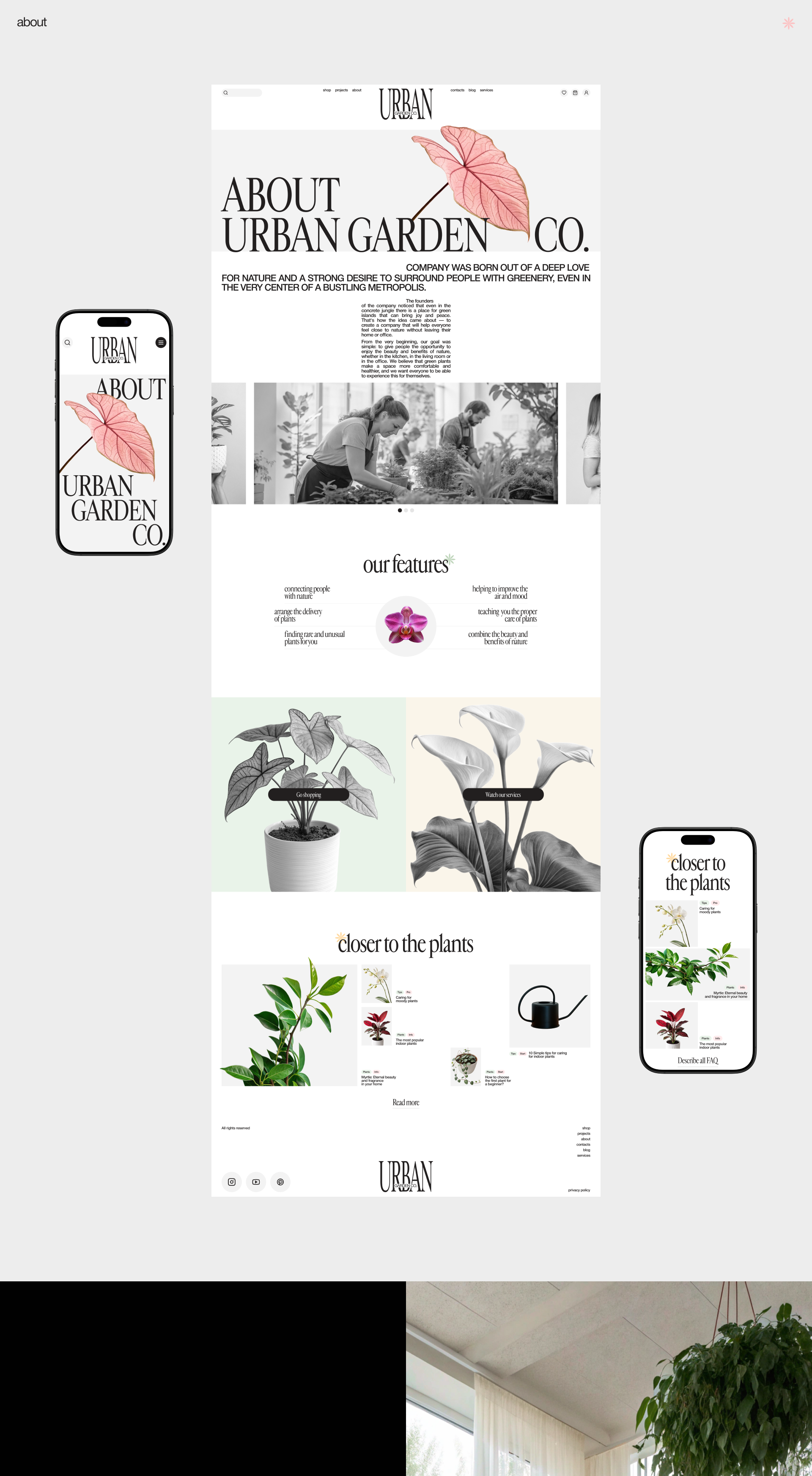 Urban Garden. Co | Corporate site | UX/UI — Изображение №11 — Интерфейсы на Dprofile